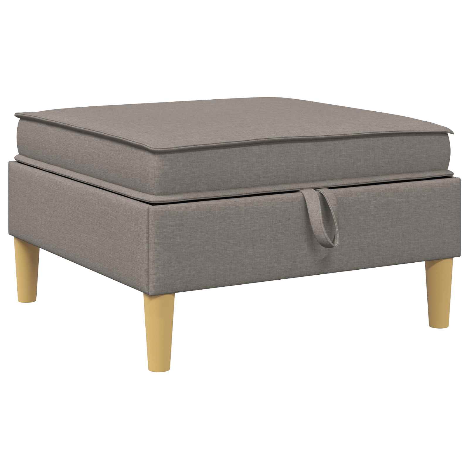 Sofa Kruk met Opslag Taupe Stof is nu te koop bij PeponiXL, paradijselijk wonen!