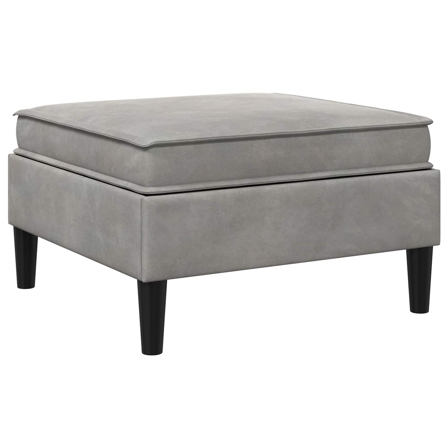 Sofa Kruk met Opslag Lichtgrijs Fluweel is nu te koop bij PeponiXL, paradijselijk wonen!
