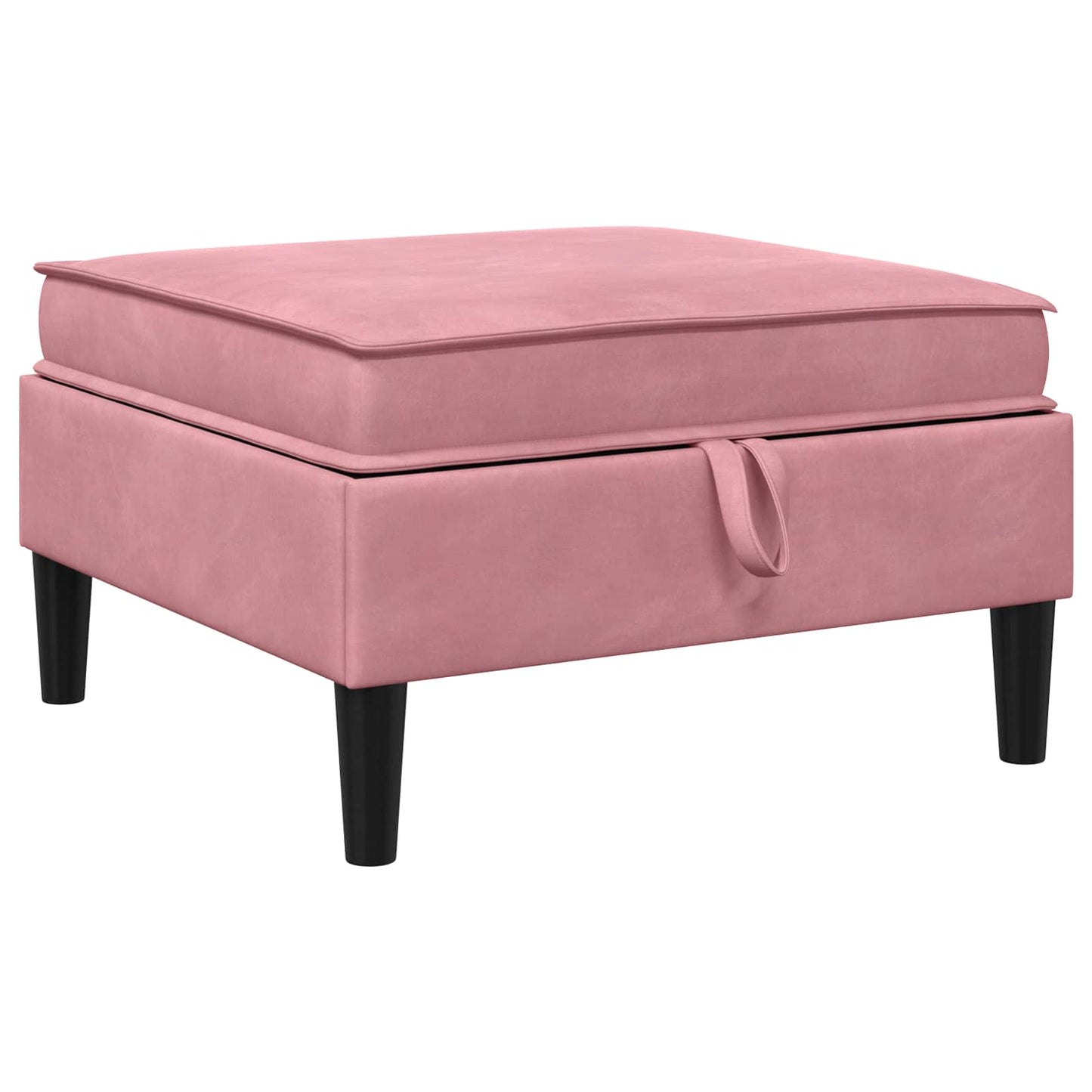 Sofa Kruk met Opslag Roze Fluweel is nu te koop bij PeponiXL, paradijselijk wonen!