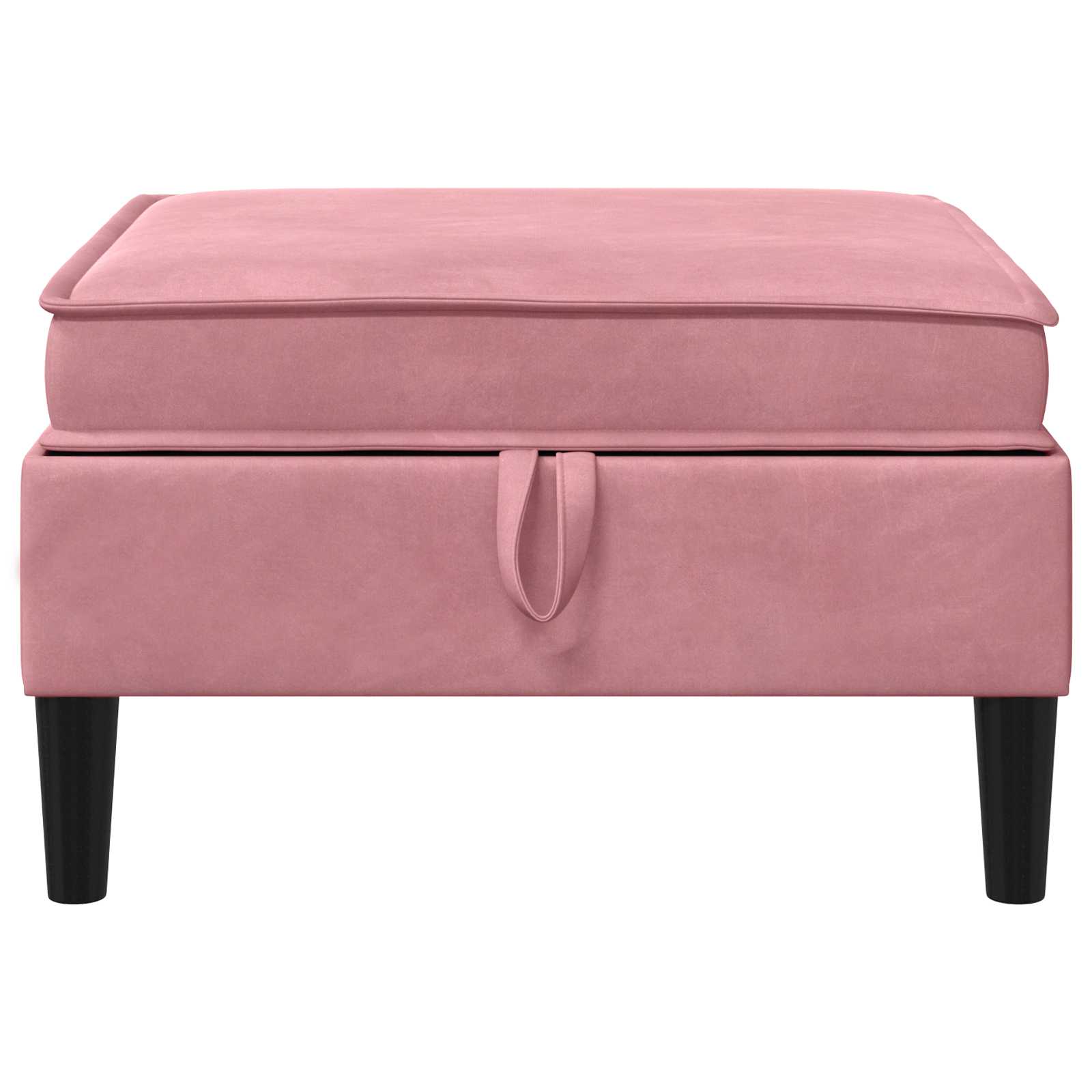 Sofa Kruk met Opslag Roze Fluweel is nu te koop bij PeponiXL, paradijselijk wonen!