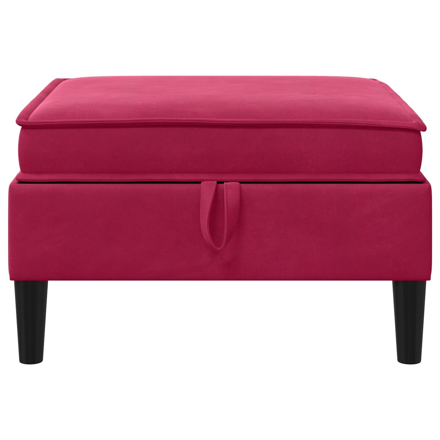 Sofa Kruk met Opslag Wijnrood Fluweel is nu te koop bij PeponiXL, paradijselijk wonen!