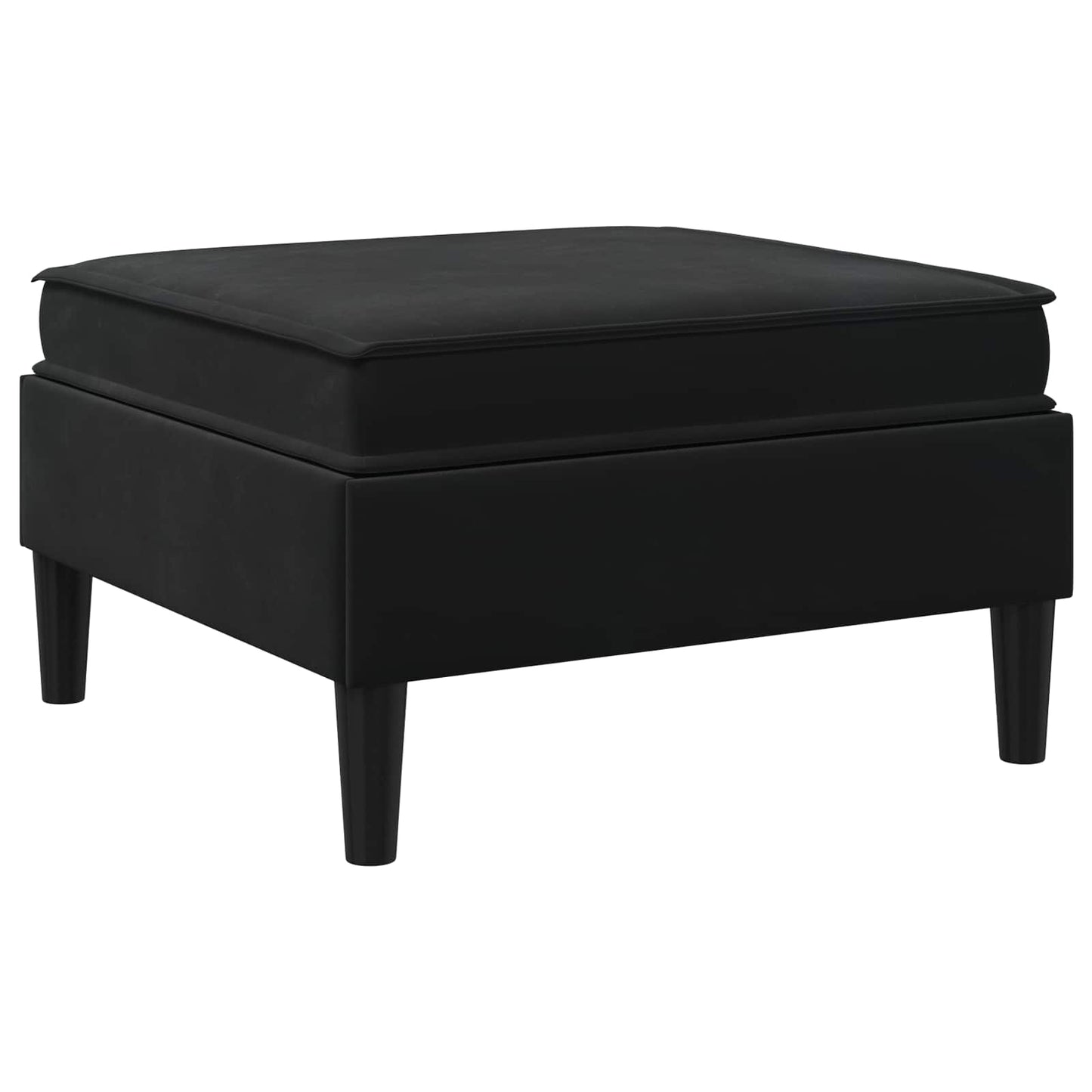 Sofa Kruk met Opslag Zwart Fluweel is nu te koop bij PeponiXL, paradijselijk wonen!