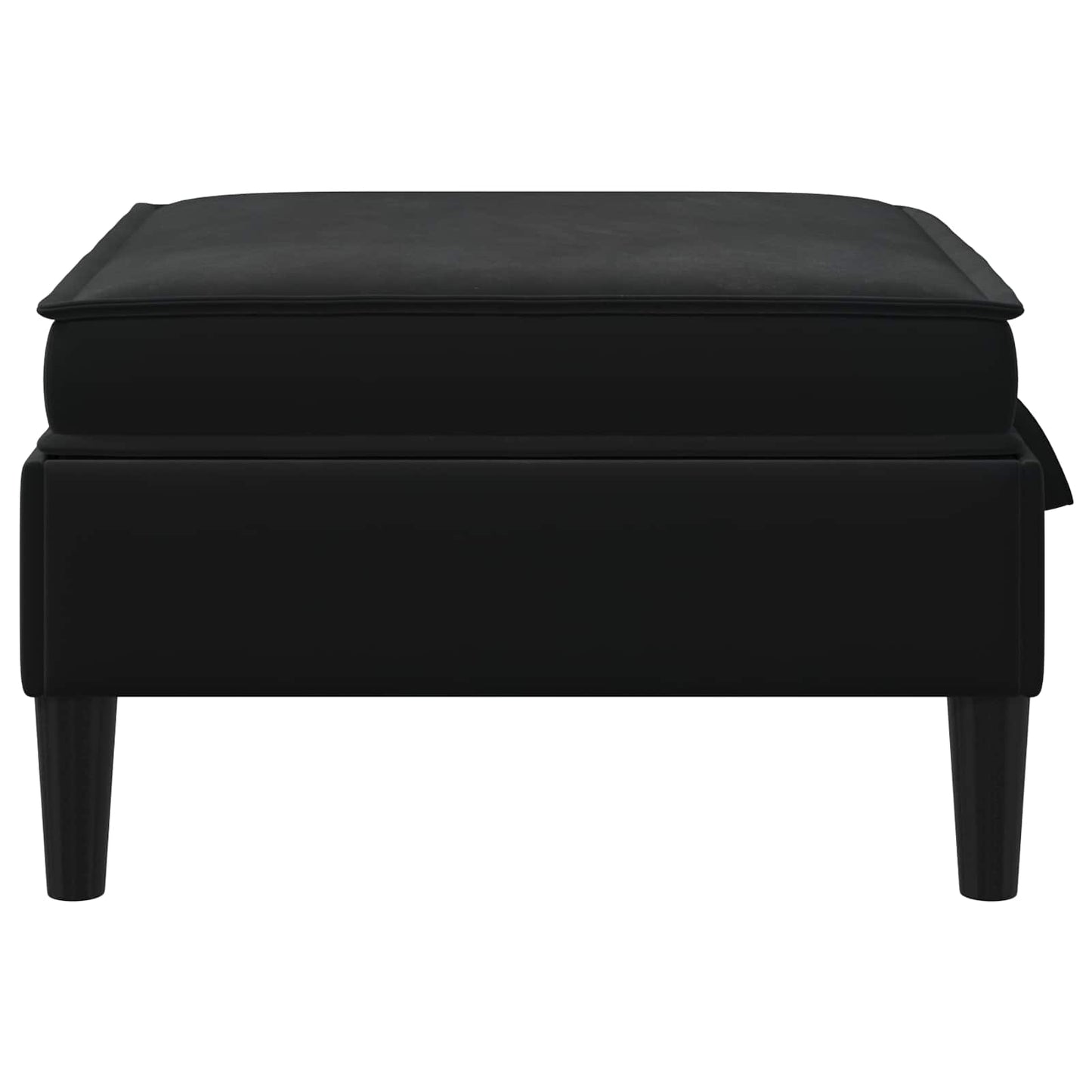 Sofa Kruk met Opslag Zwart Fluweel is nu te koop bij PeponiXL, paradijselijk wonen!