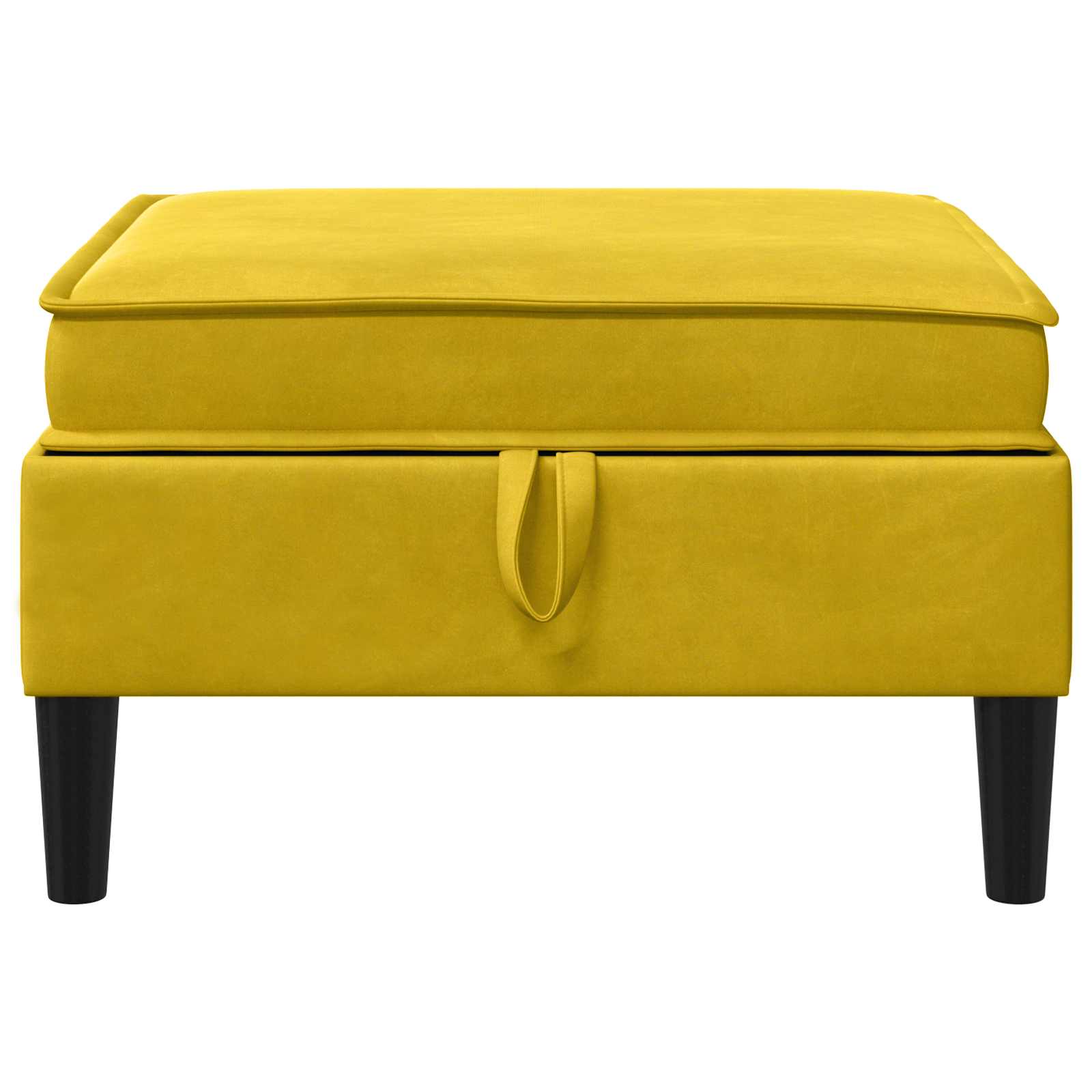 Sofa Kruk met Opslag Geel Fluweel is nu te koop bij PeponiXL, paradijselijk wonen!