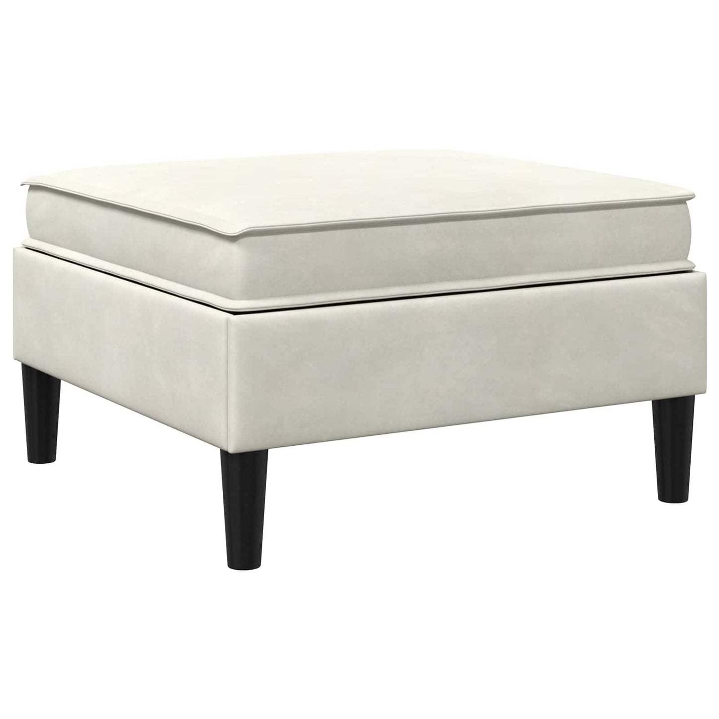 Sofa Kruk met Opslag Crèmekleurig Fluweel is nu te koop bij PeponiXL, paradijselijk wonen!