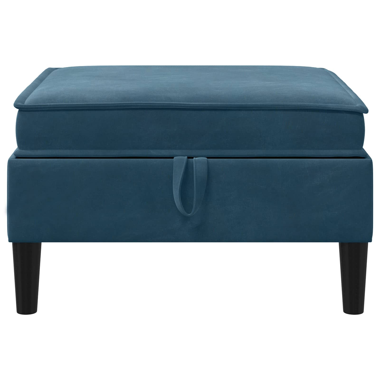 Sofa Kruk met Opslag Blauw Fluweel is nu te koop bij PeponiXL, paradijselijk wonen!