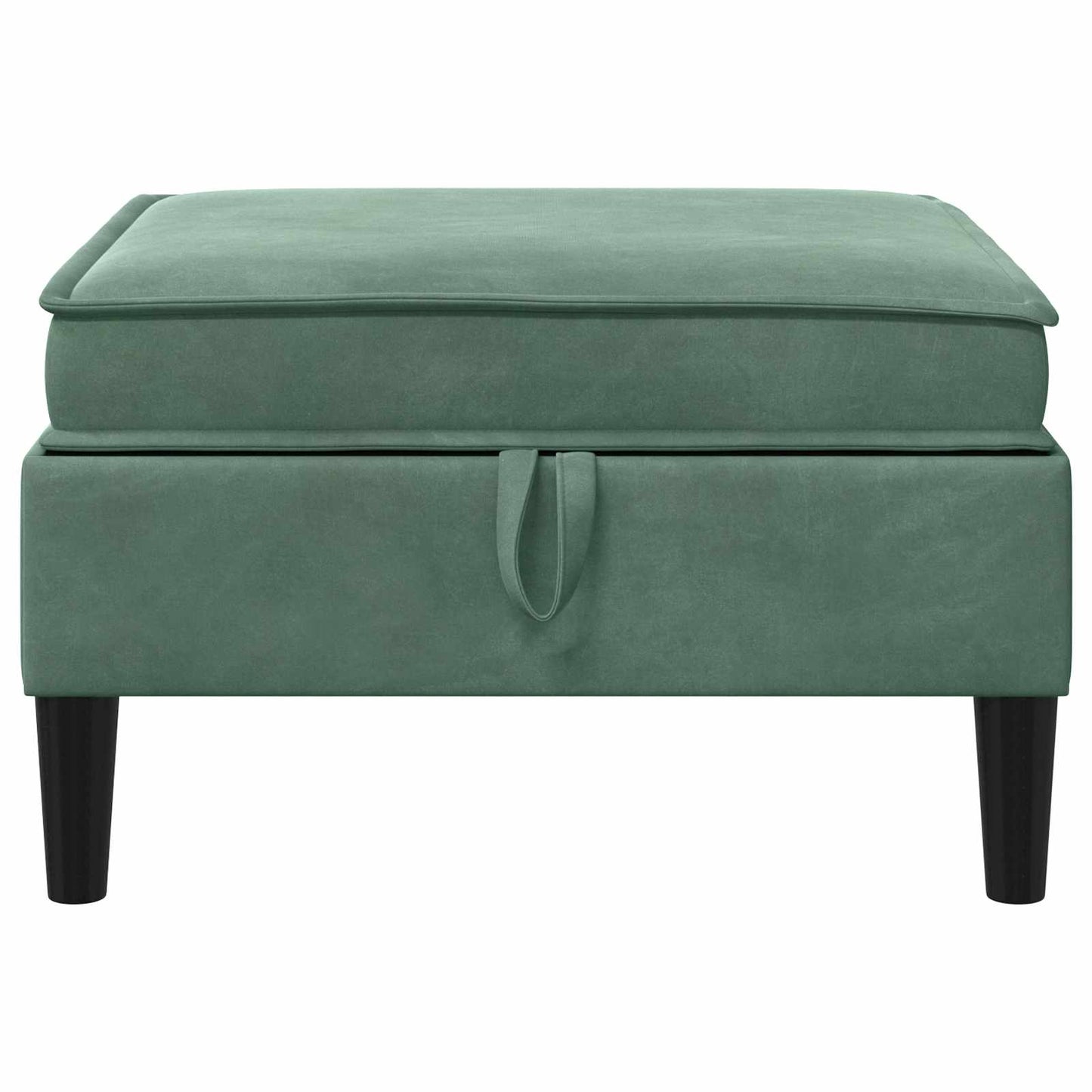 Sofa Kruk met Opslag Zeegroen Fluweel is nu te koop bij PeponiXL, paradijselijk wonen!