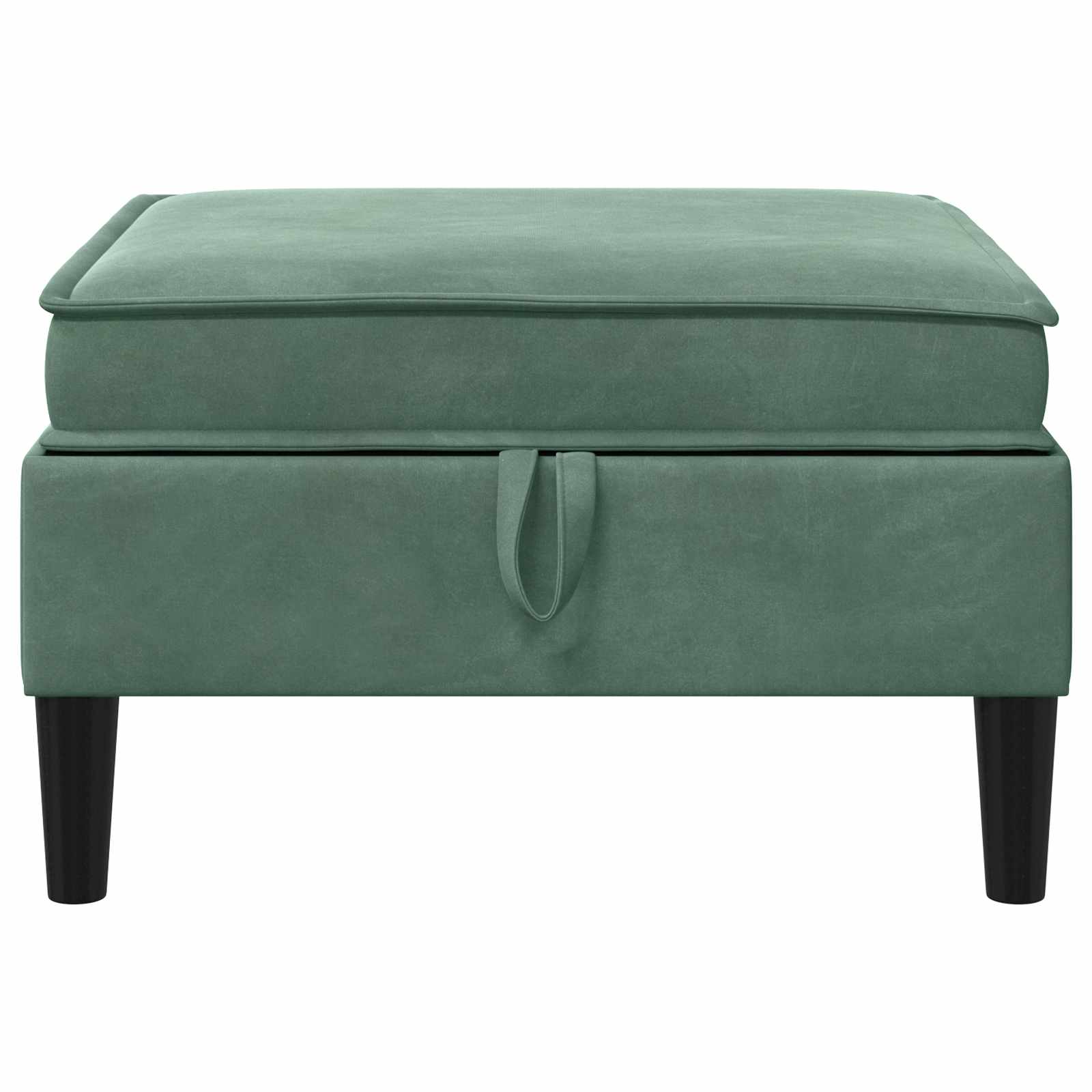 Sofa Kruk met Opslag Zeegroen Fluweel is nu te koop bij PeponiXL, paradijselijk wonen!