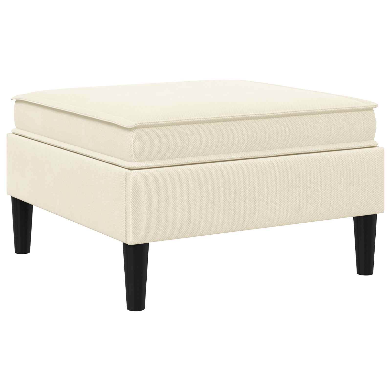 Sofa Kruk met Opslag Crèmekleurig Fluweel is nu te koop bij PeponiXL, paradijselijk wonen!