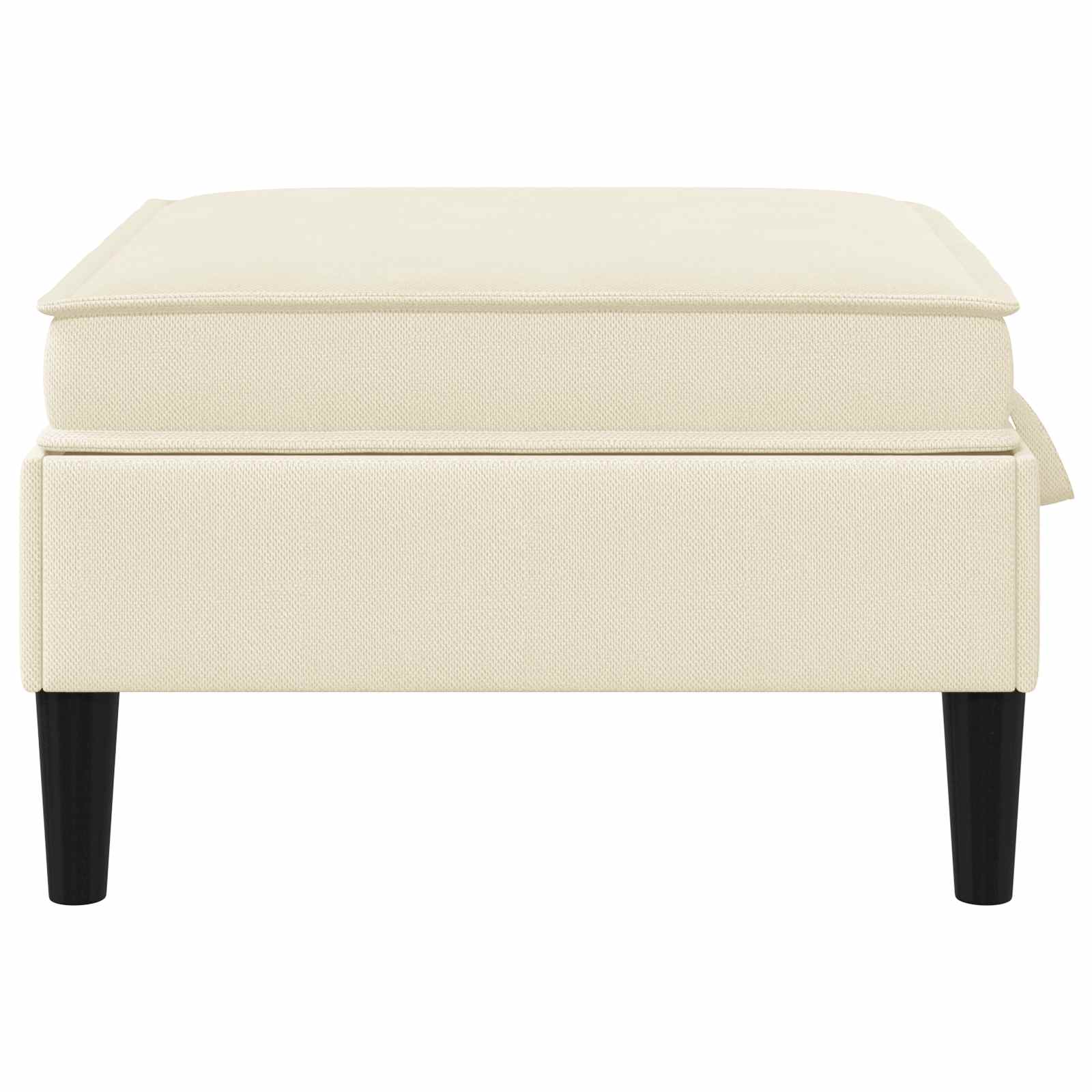 Sofa Kruk met Opslag Crèmekleurig Fluweel is nu te koop bij PeponiXL, paradijselijk wonen!