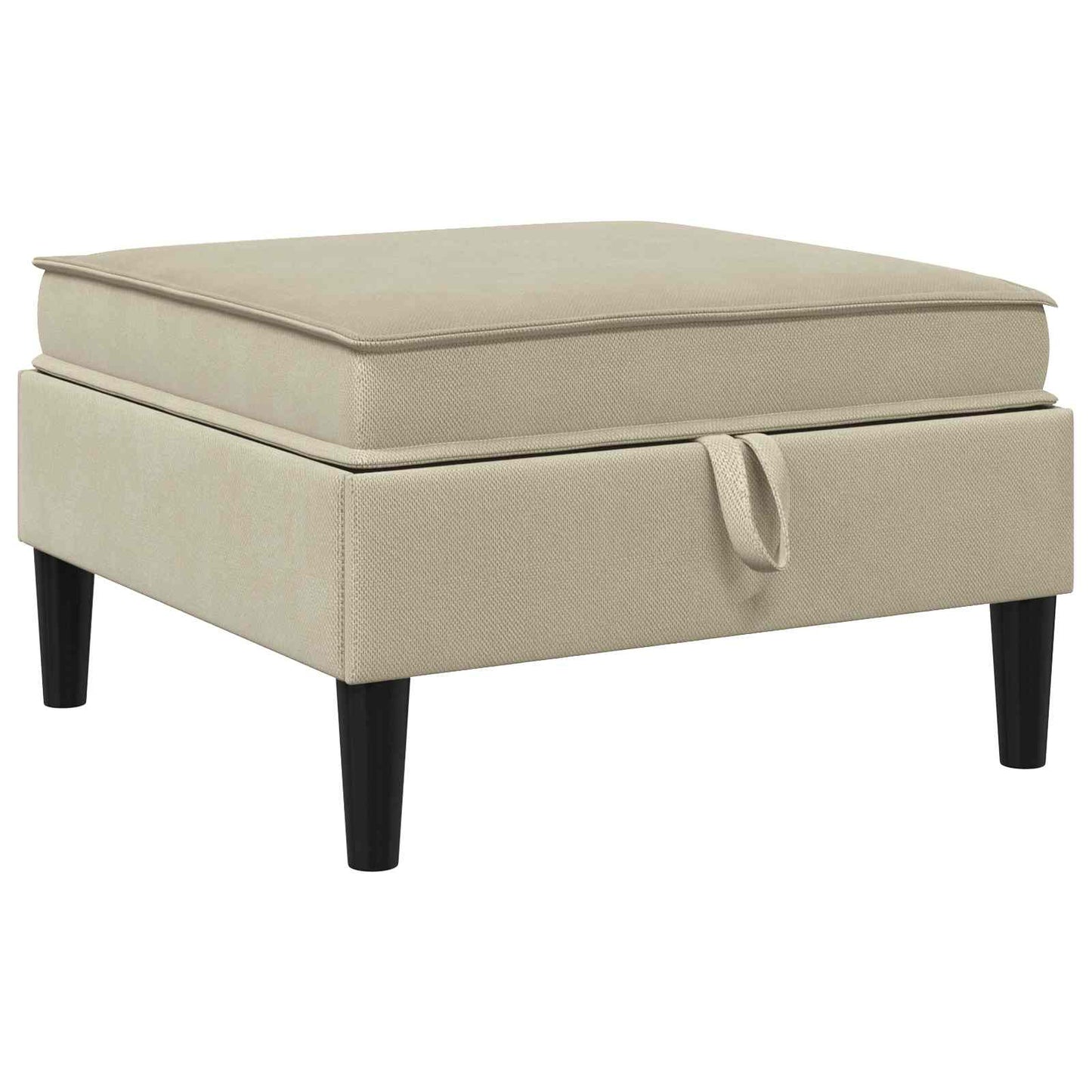 Sofa Kruk met Opslag Zand Fluweel is nu te koop bij PeponiXL, paradijselijk wonen!