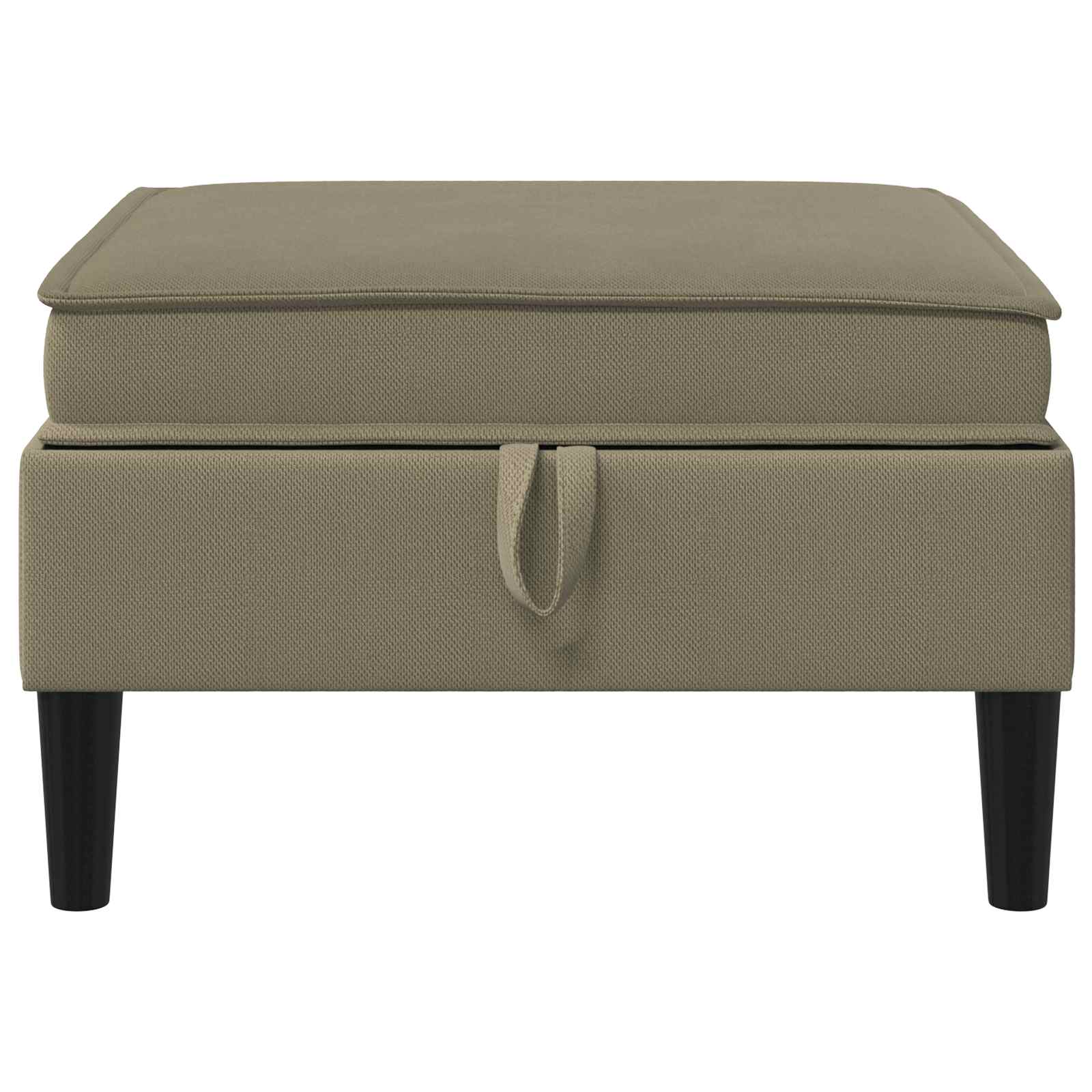 Sofa Kruk met Opslag Kaki Fluweel is nu te koop bij PeponiXL, paradijselijk wonen!