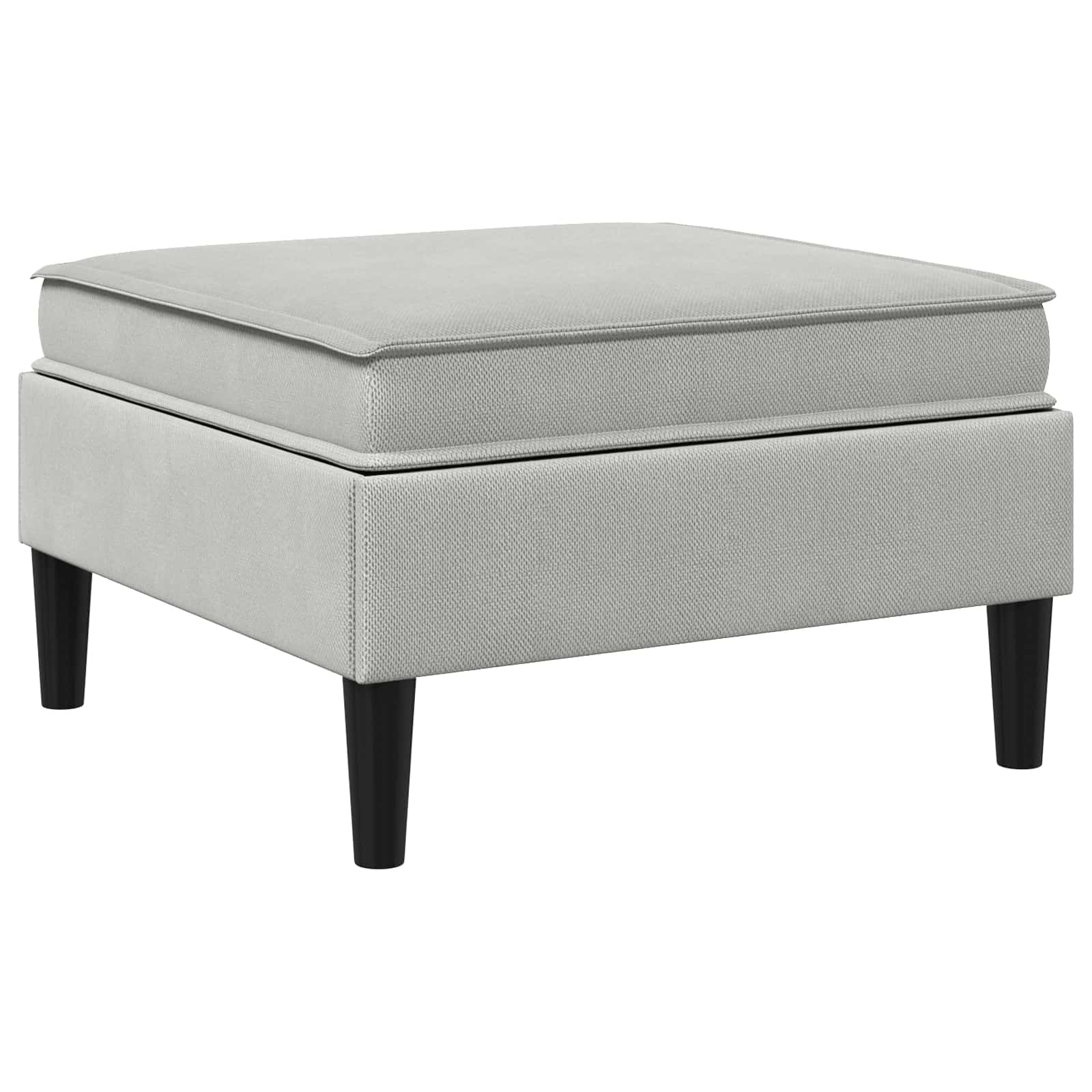 Sofa Kruk met Opslag Lichtgrijs Fluweel is nu te koop bij PeponiXL, paradijselijk wonen!