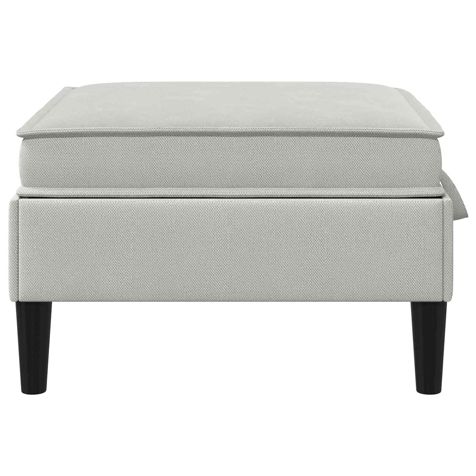 Sofa Kruk met Opslag Lichtgrijs Fluweel is nu te koop bij PeponiXL, paradijselijk wonen!