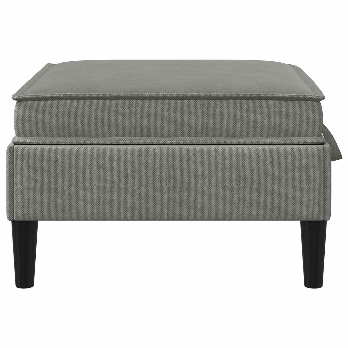 Sofa Kruk met Opslag Donkergrijs Fluweel is nu te koop bij PeponiXL, paradijselijk wonen!