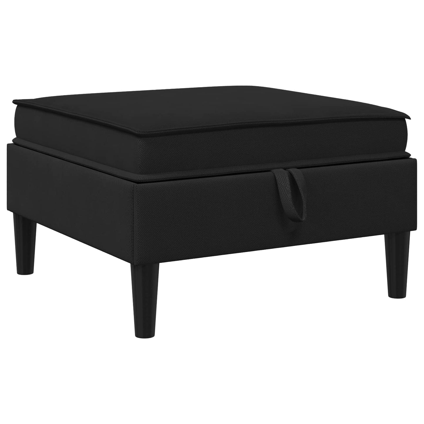 Sofa Kruk met Opslag Zwart Fluweel is nu te koop bij PeponiXL, paradijselijk wonen!