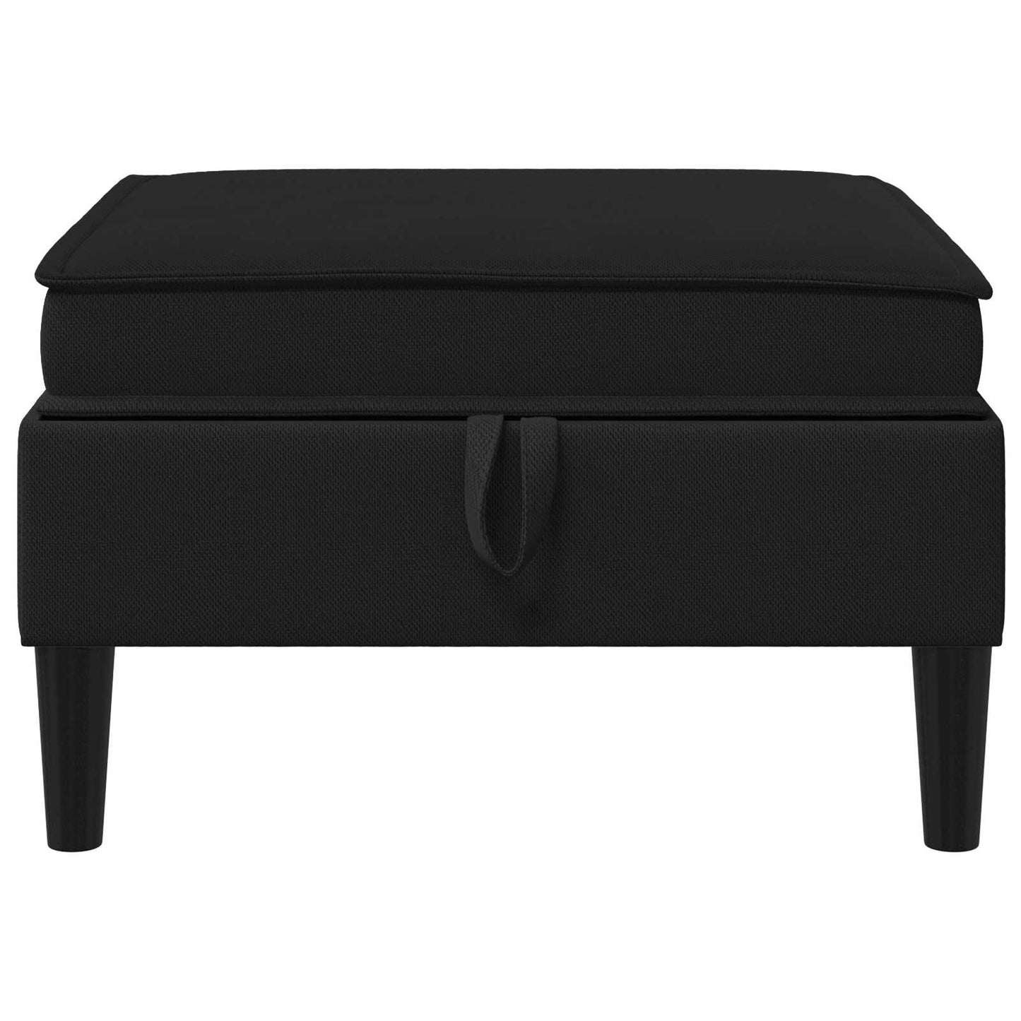 Sofa Kruk met Opslag Zwart Fluweel is nu te koop bij PeponiXL, paradijselijk wonen!