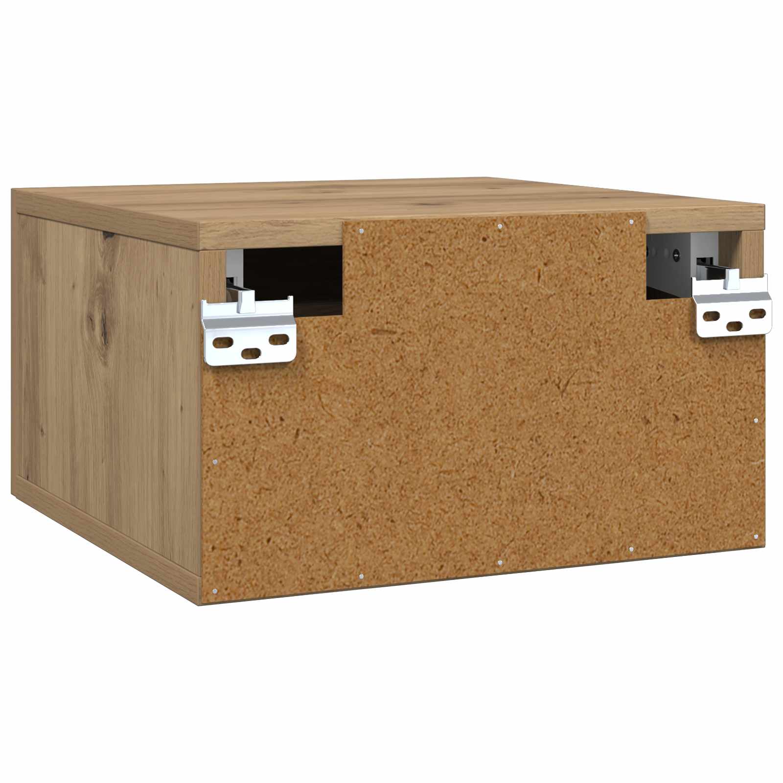 Nachtkastje Ambachtelijk eiken 35 x 35 x 20 cm Bewerkt hout is nu te koop bij PeponiXL, paradijselijk wonen!