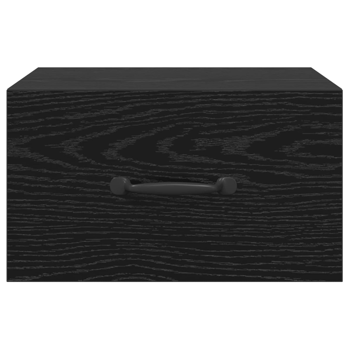 Nachtkastje met lade Zwart Eiken 35 x 35 x 20 cm Bewerkt hout is nu te koop bij PeponiXL, paradijselijk wonen!