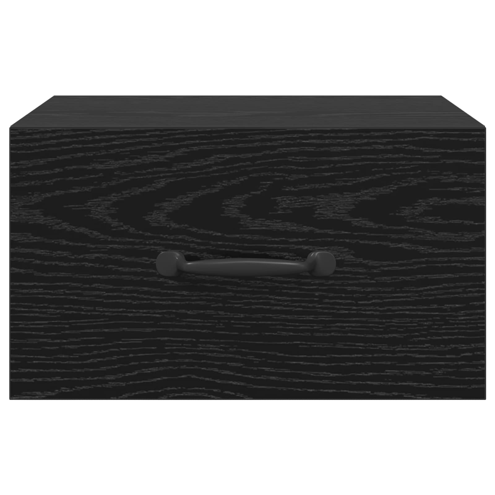 Nachtkastje met lade Zwart Eiken 35 x 35 x 20 cm Bewerkt hout is nu te koop bij PeponiXL, paradijselijk wonen!