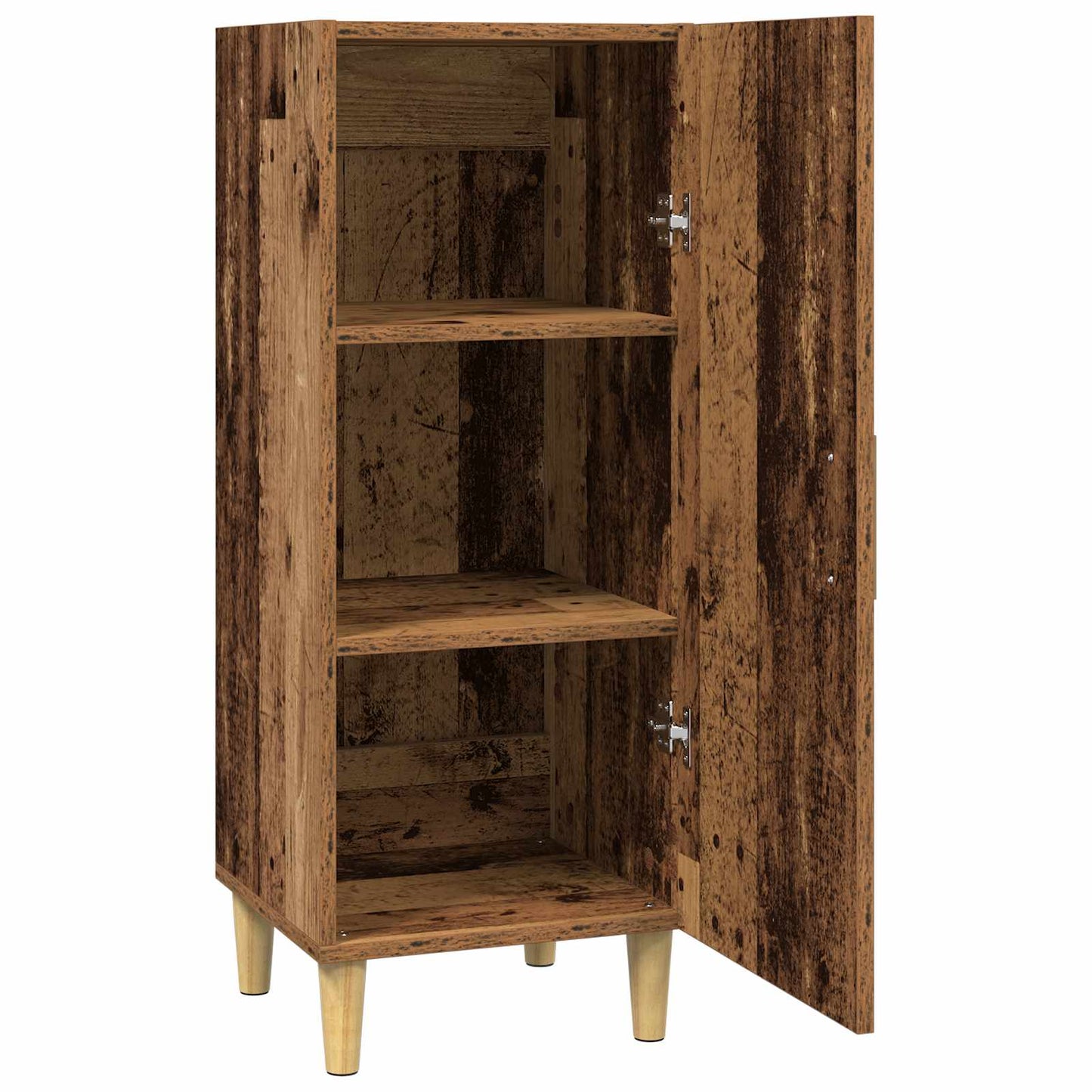 Dressoir Oud Hout 34,5 x 34 x 90 cm Bewerkt hout is nu te koop bij PeponiXL, paradijselijk wonen!