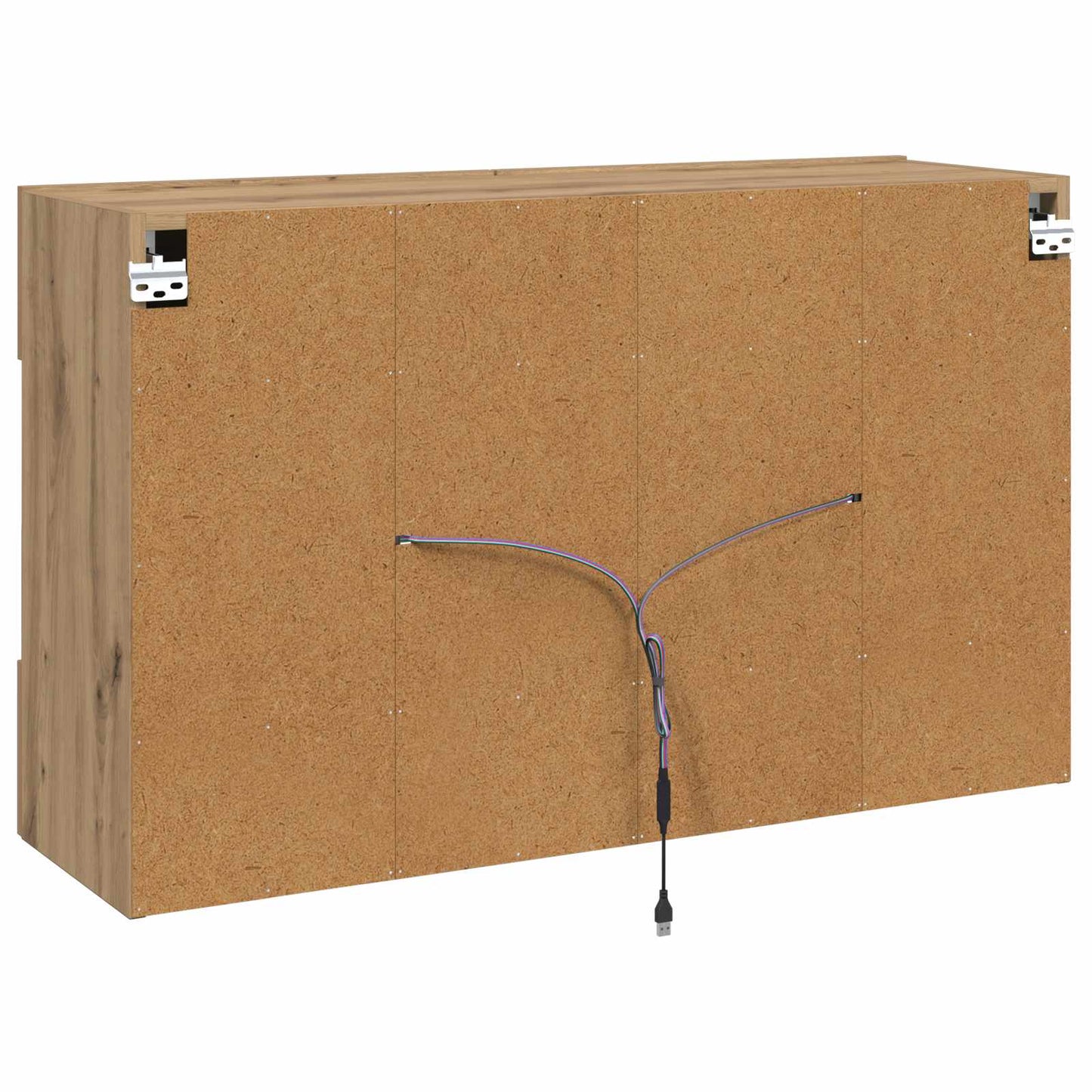TV-wandkast Artisan Eiken 98,5 x 30 x 60,5 cm Bewerkt hout is nu te koop bij PeponiXL, paradijselijk wonen!