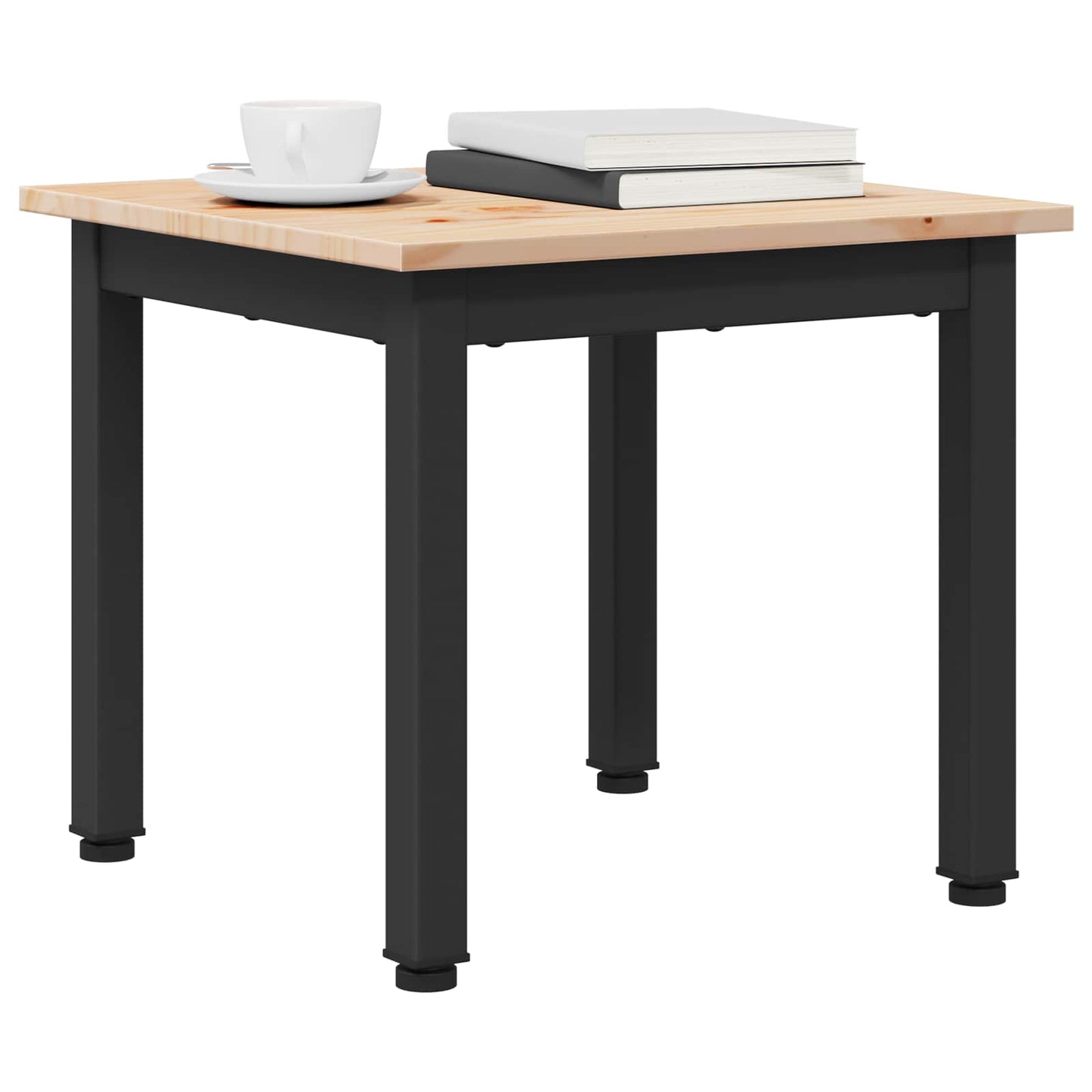 Salontafel Naturel 40 x 40 x 36 cm Massief grenenhout is nu te koop bij PeponiXL, paradijselijk wonen!
