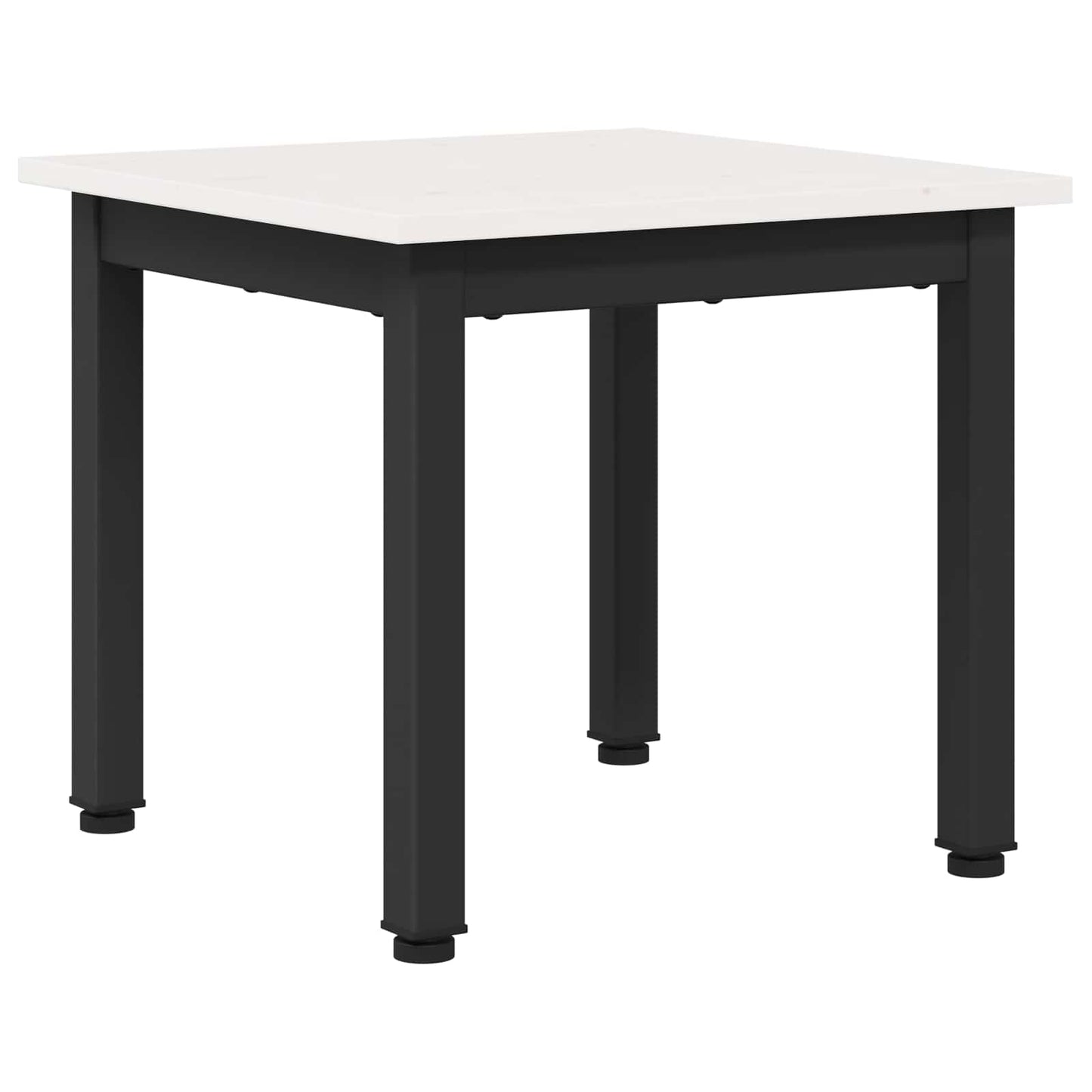 Salontafel Wit 40 x 40 x 36 cm Massief grenenhout is nu te koop bij PeponiXL, paradijselijk wonen!