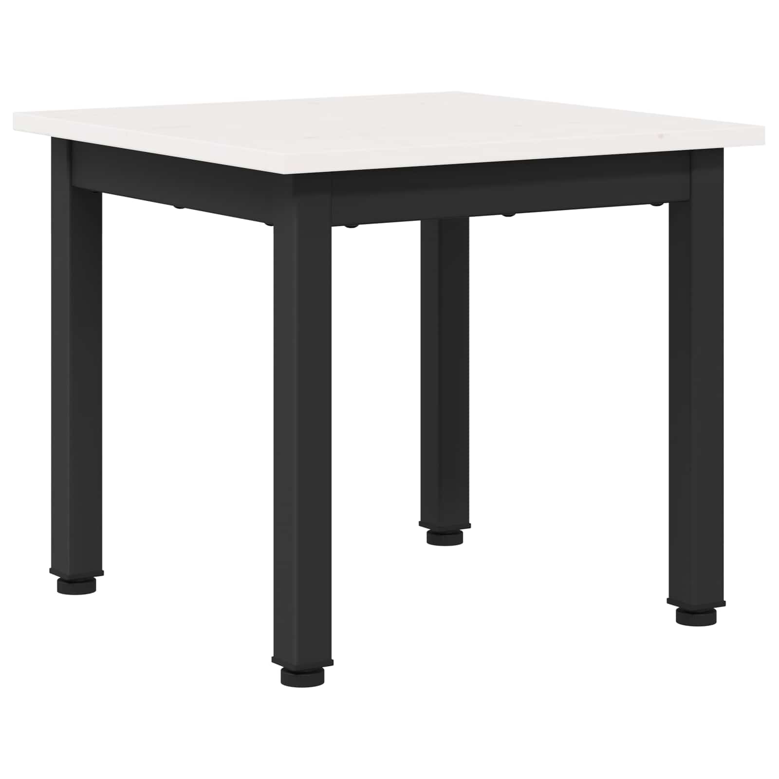 Salontafel Wit 40 x 40 x 36 cm Massief grenenhout is nu te koop bij PeponiXL, paradijselijk wonen!