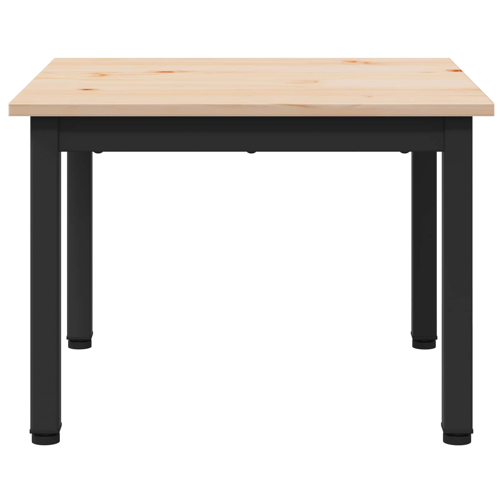 Salontafel Naturel 50 x 50 x 36 cm Massief grenenhout is nu te koop bij PeponiXL, paradijselijk wonen!