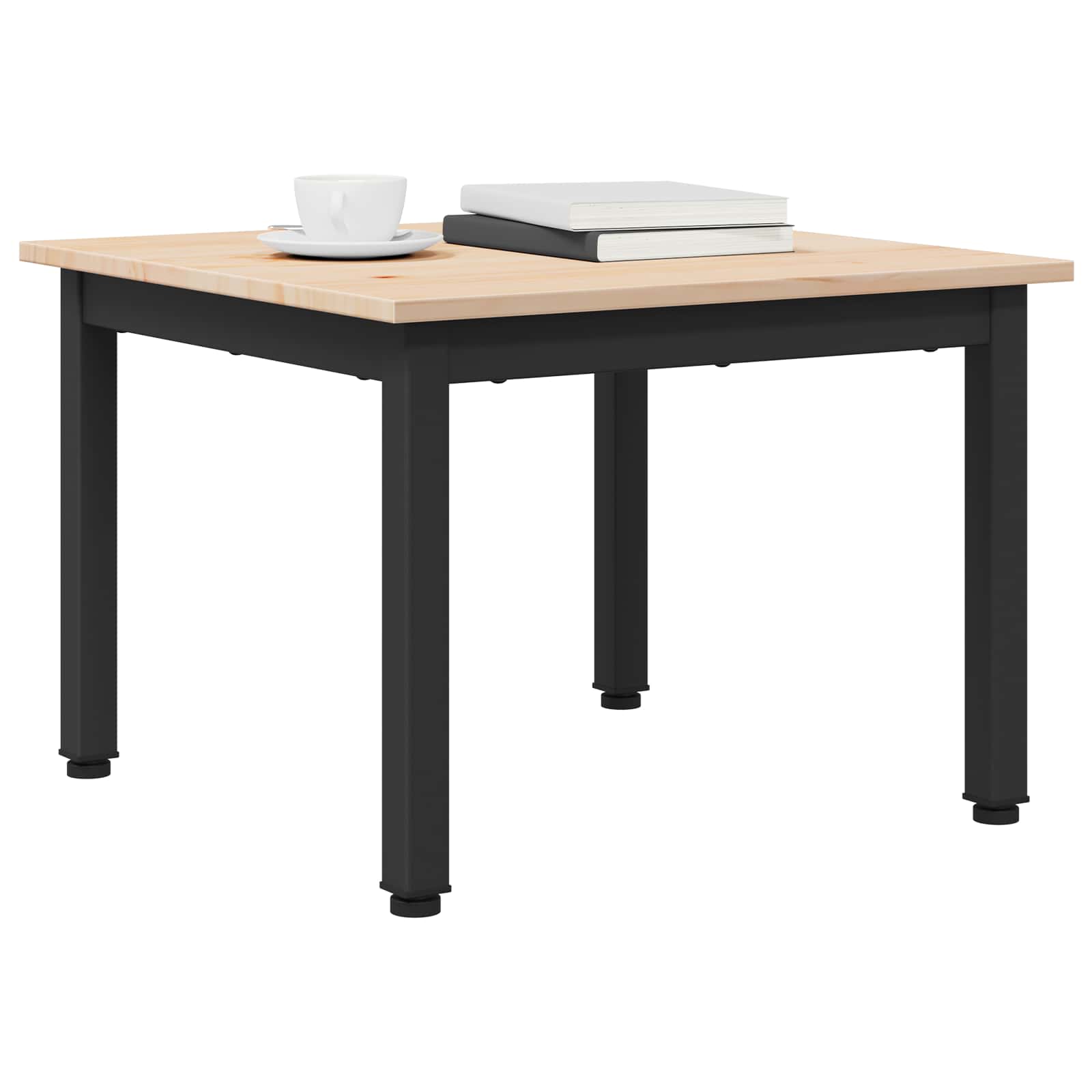 Salontafel Naturel 50 x 50 x 36 cm Massief grenenhout is nu te koop bij PeponiXL, paradijselijk wonen!