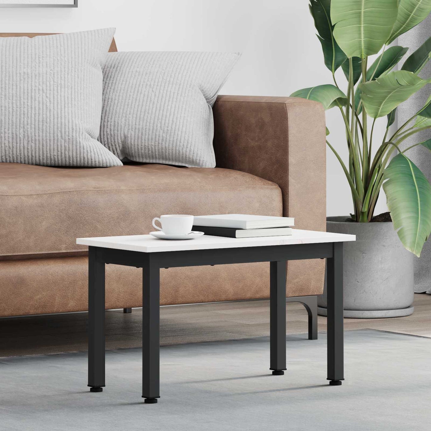 Salontafel Wit 60 x 30 x 36 cm Massief grenenhout is nu te koop bij PeponiXL, paradijselijk wonen!