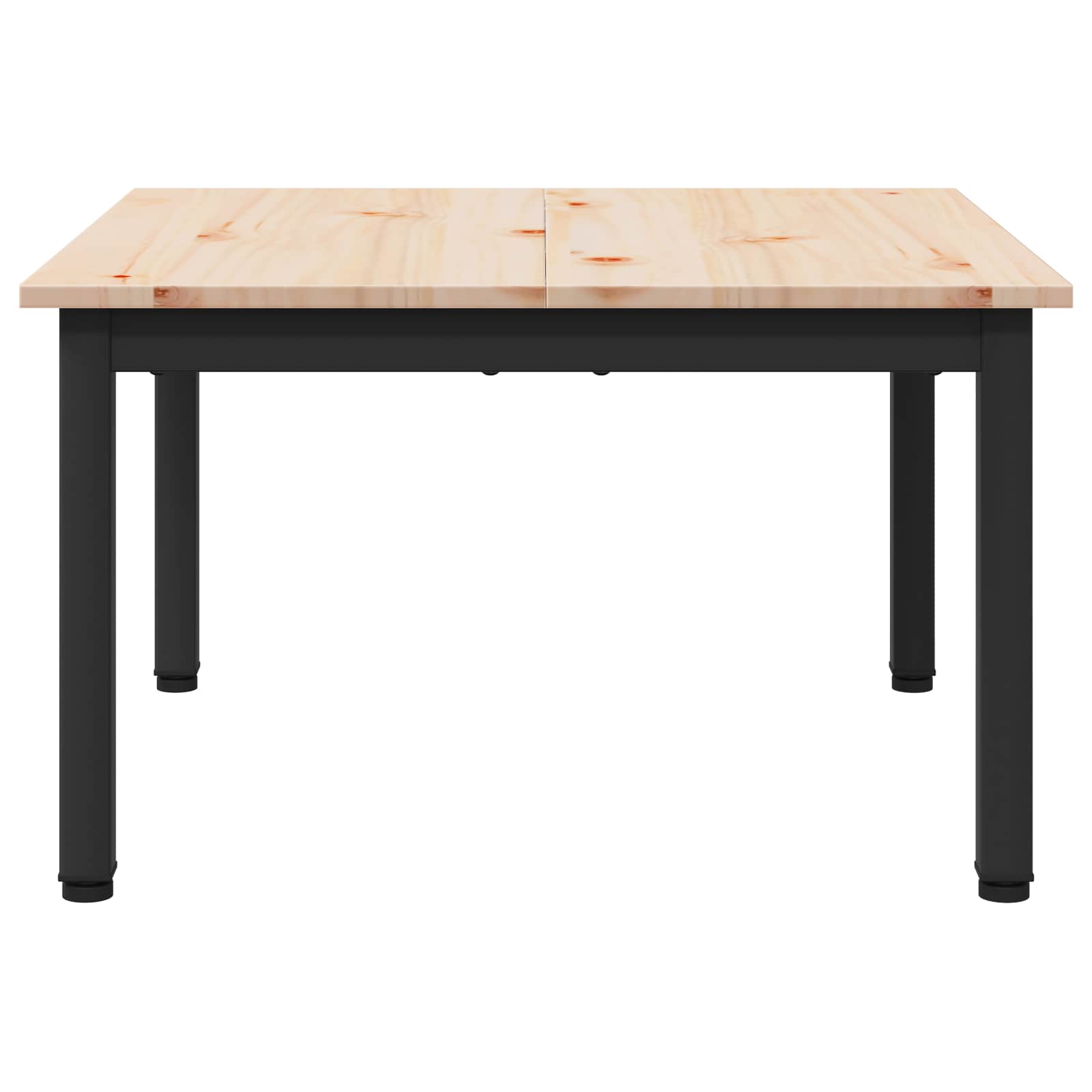 Salontafel Naturel 60 x 60 x 36 cm Massief grenenhout is nu te koop bij PeponiXL, paradijselijk wonen!