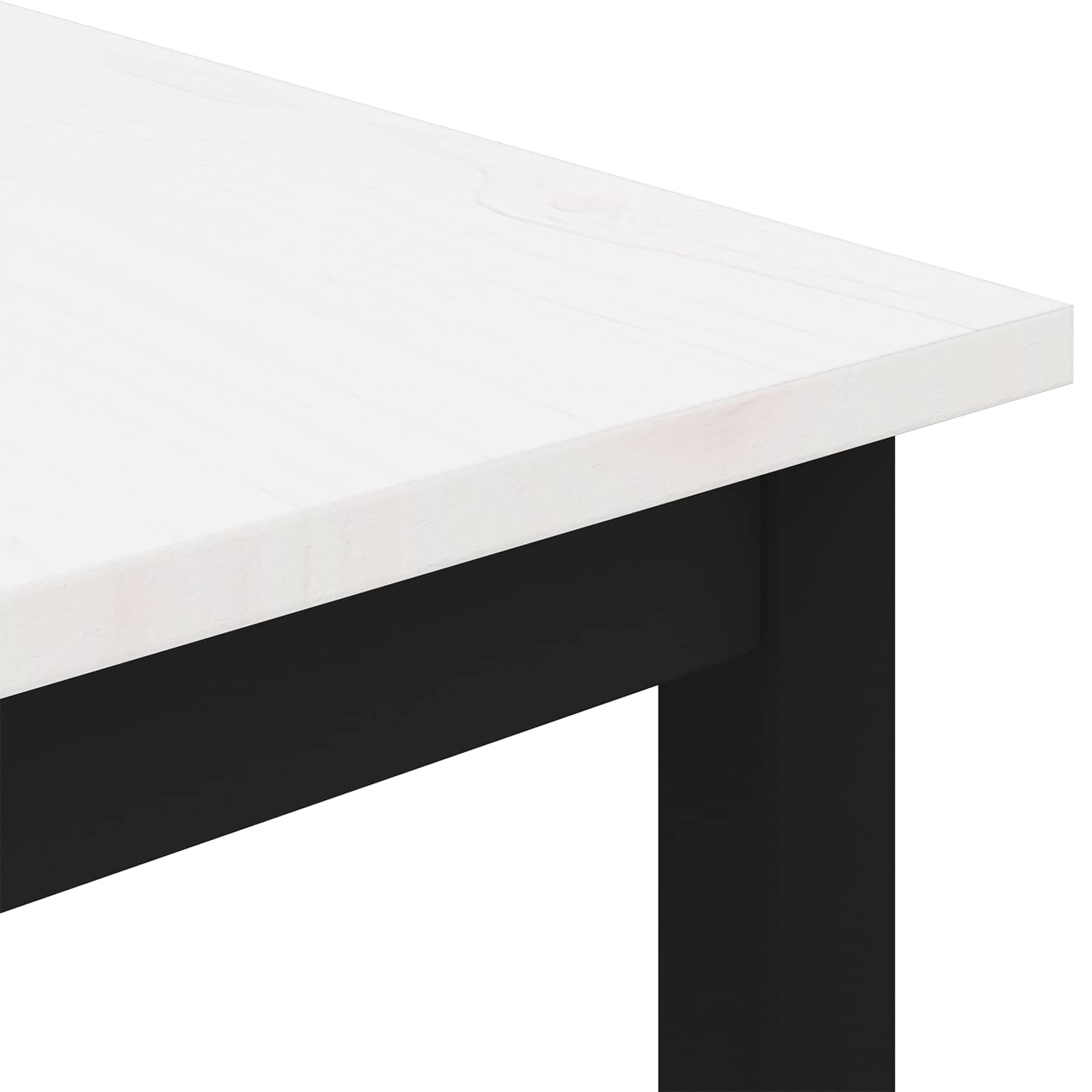 Salontafel Wit 60 x 60 x 36 cm Massief grenenhout is nu te koop bij PeponiXL, paradijselijk wonen!