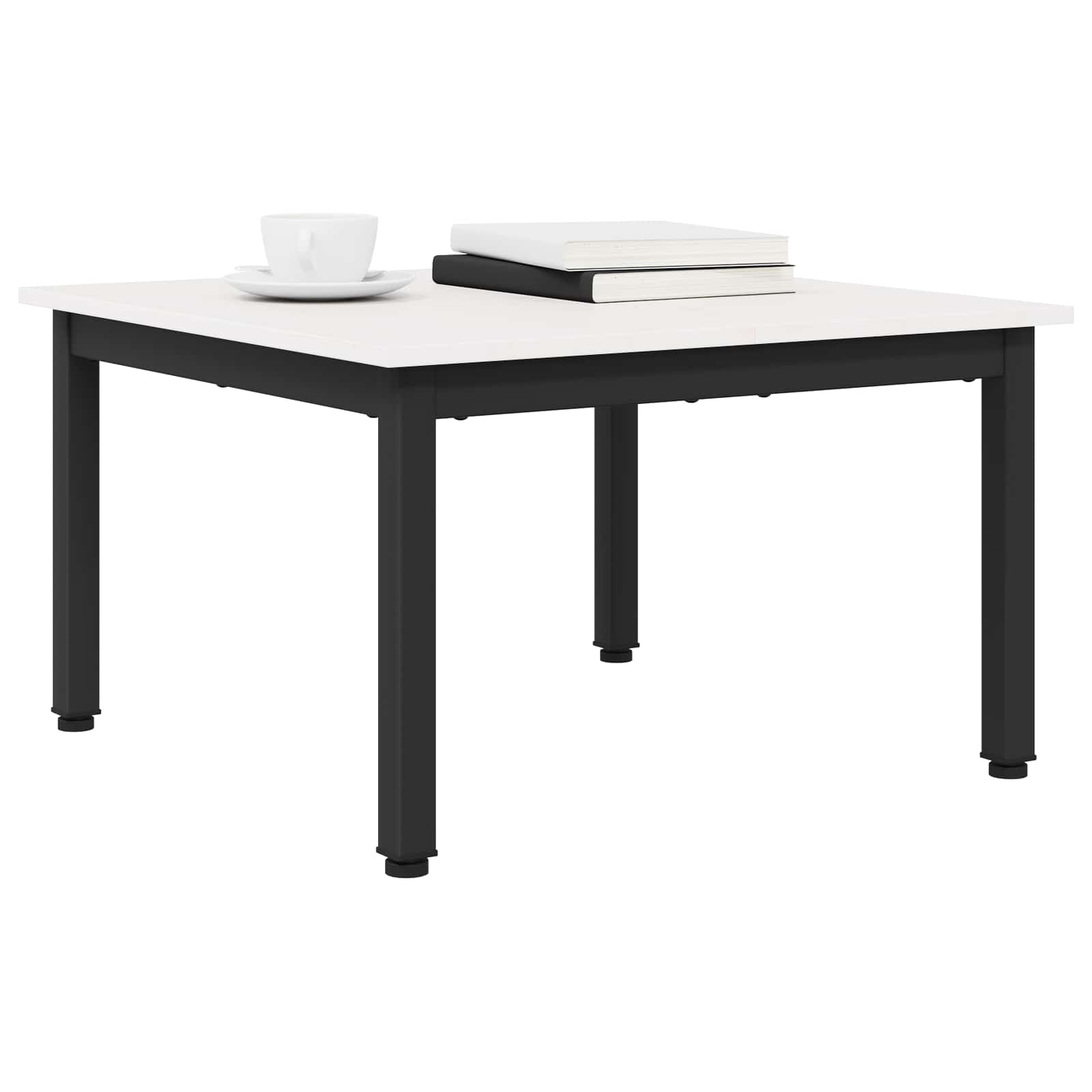 Salontafel Wit 60 x 60 x 36 cm Massief grenenhout is nu te koop bij PeponiXL, paradijselijk wonen!