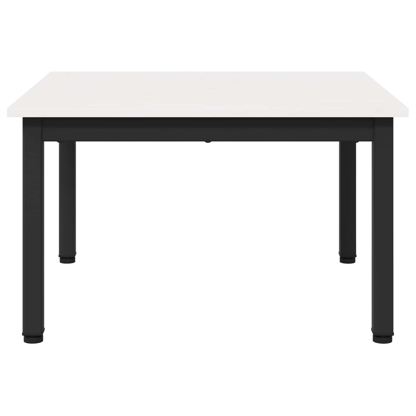 Salontafel Wit 60 x 60 x 36 cm Massief grenenhout is nu te koop bij PeponiXL, paradijselijk wonen!