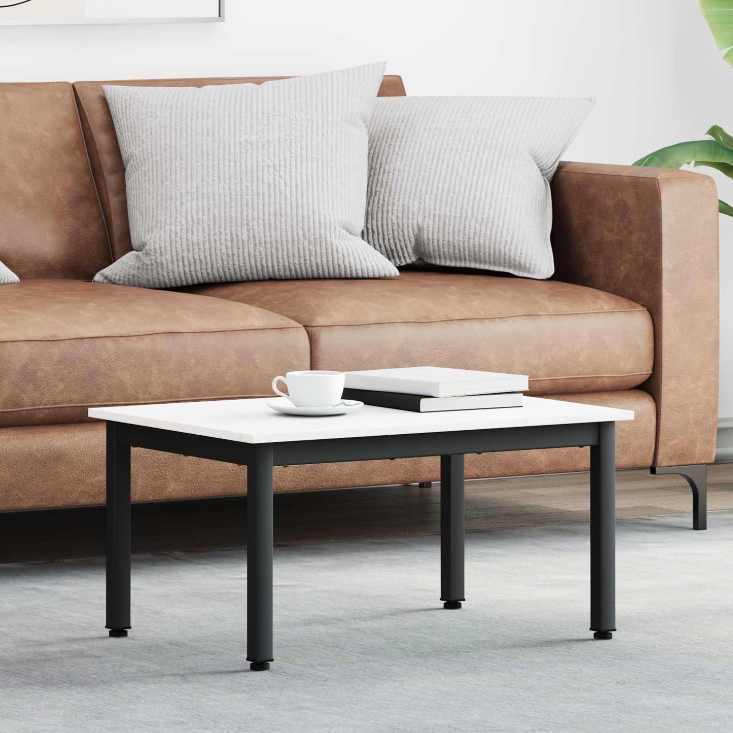 Salontafel Wit 70 x 50 x 36 cm Massief grenenhout is nu te koop bij PeponiXL, paradijselijk wonen!