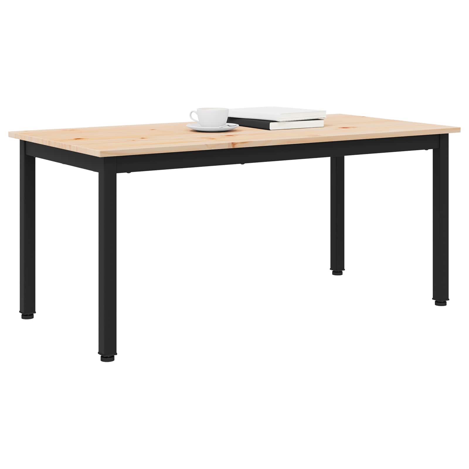 Salontafel Naturel 100 x 50 x 45 cm Massief grenenhout is nu te koop bij PeponiXL, paradijselijk wonen!
