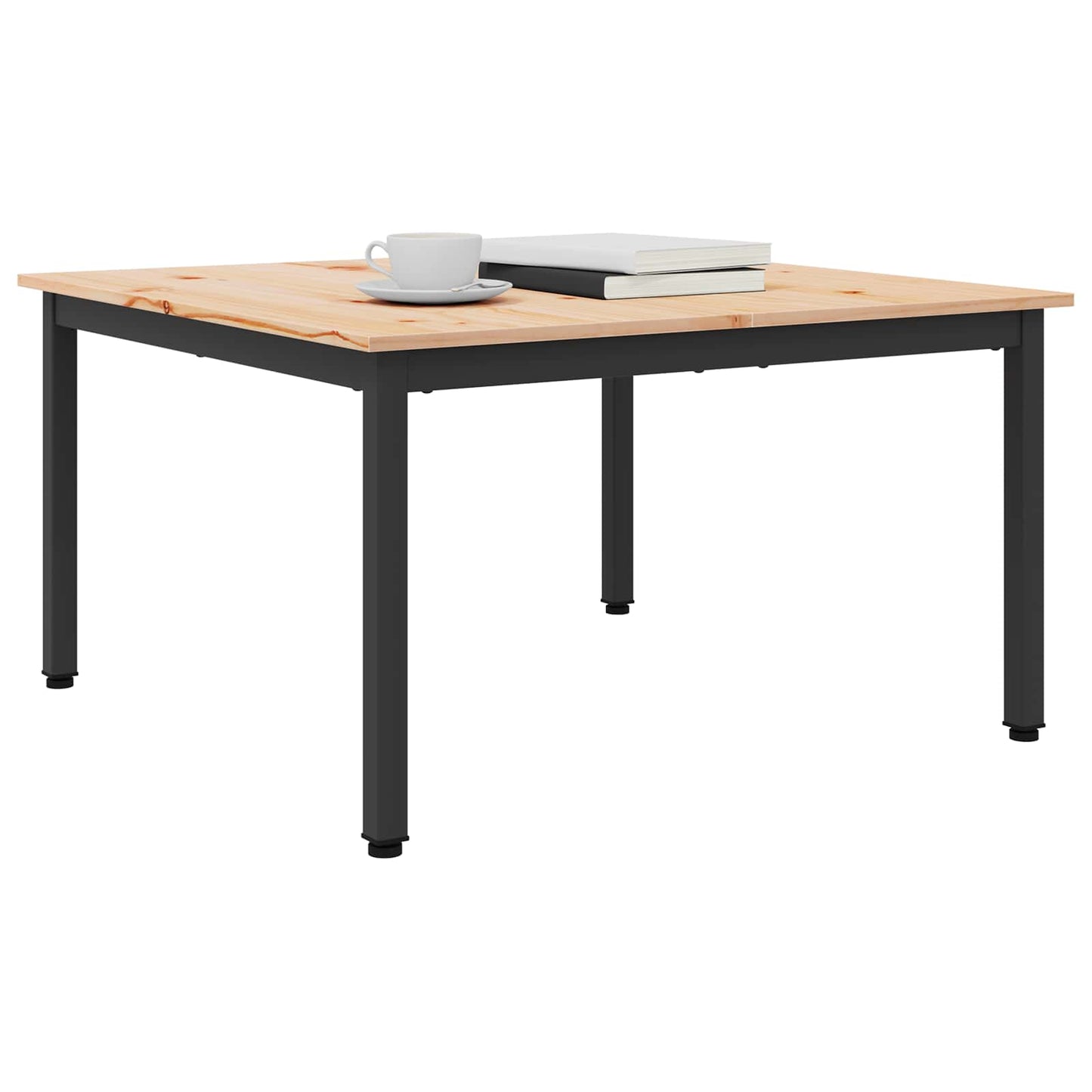 Salontafel Naturel 80 x 80 x 45 cm Massief grenenhout is nu te koop bij PeponiXL, paradijselijk wonen!