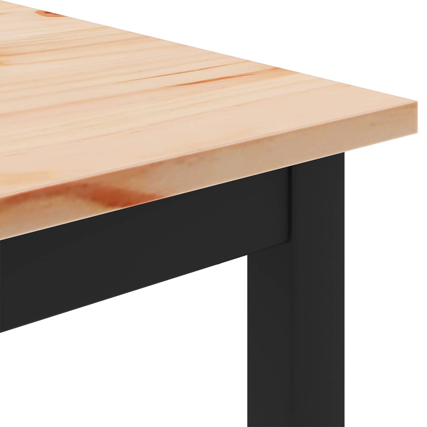 Salontafel Naturel 100 x 100 x 45 cm Massief grenenhout is nu te koop bij PeponiXL, paradijselijk wonen!