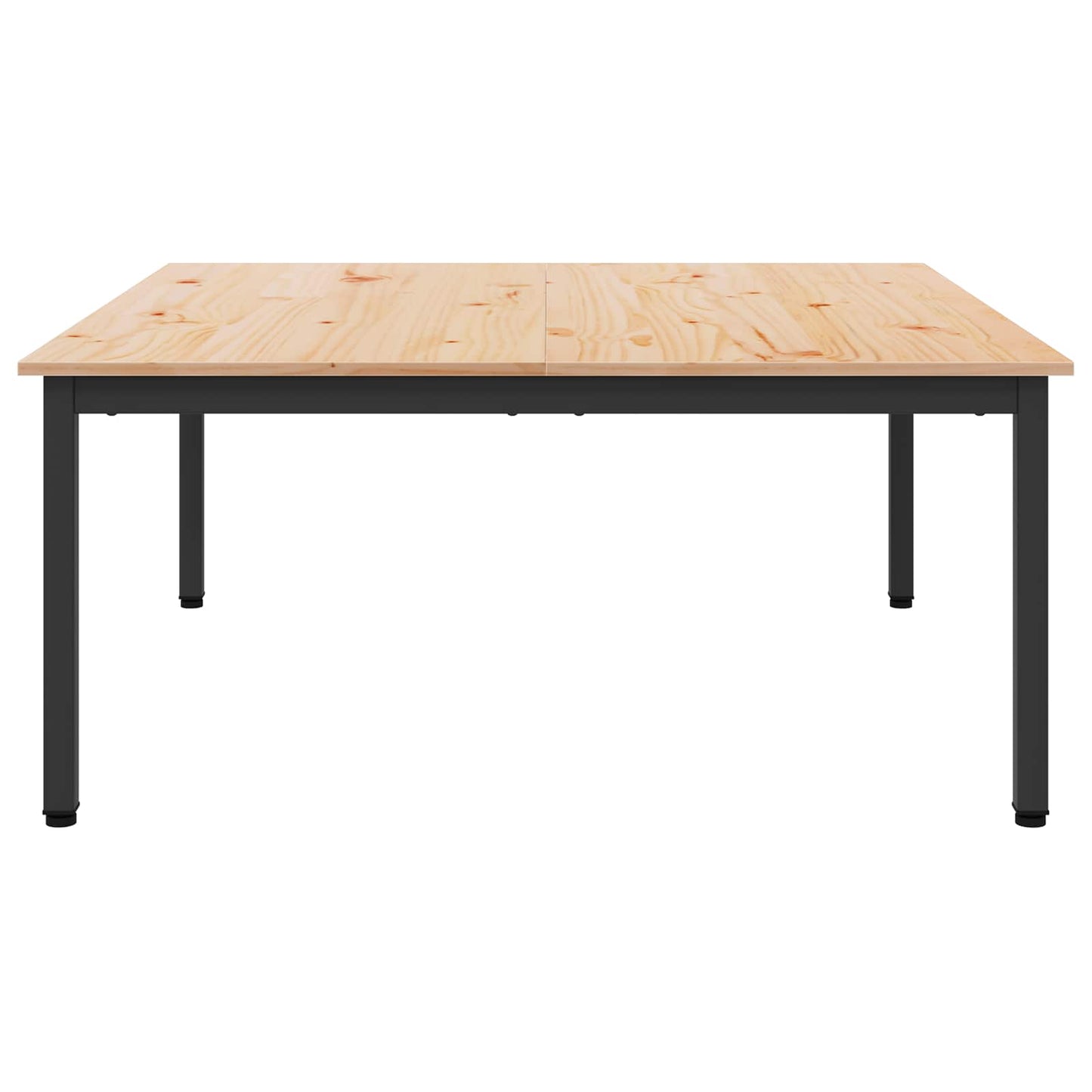 Salontafel Naturel 100 x 100 x 45 cm Massief grenenhout is nu te koop bij PeponiXL, paradijselijk wonen!