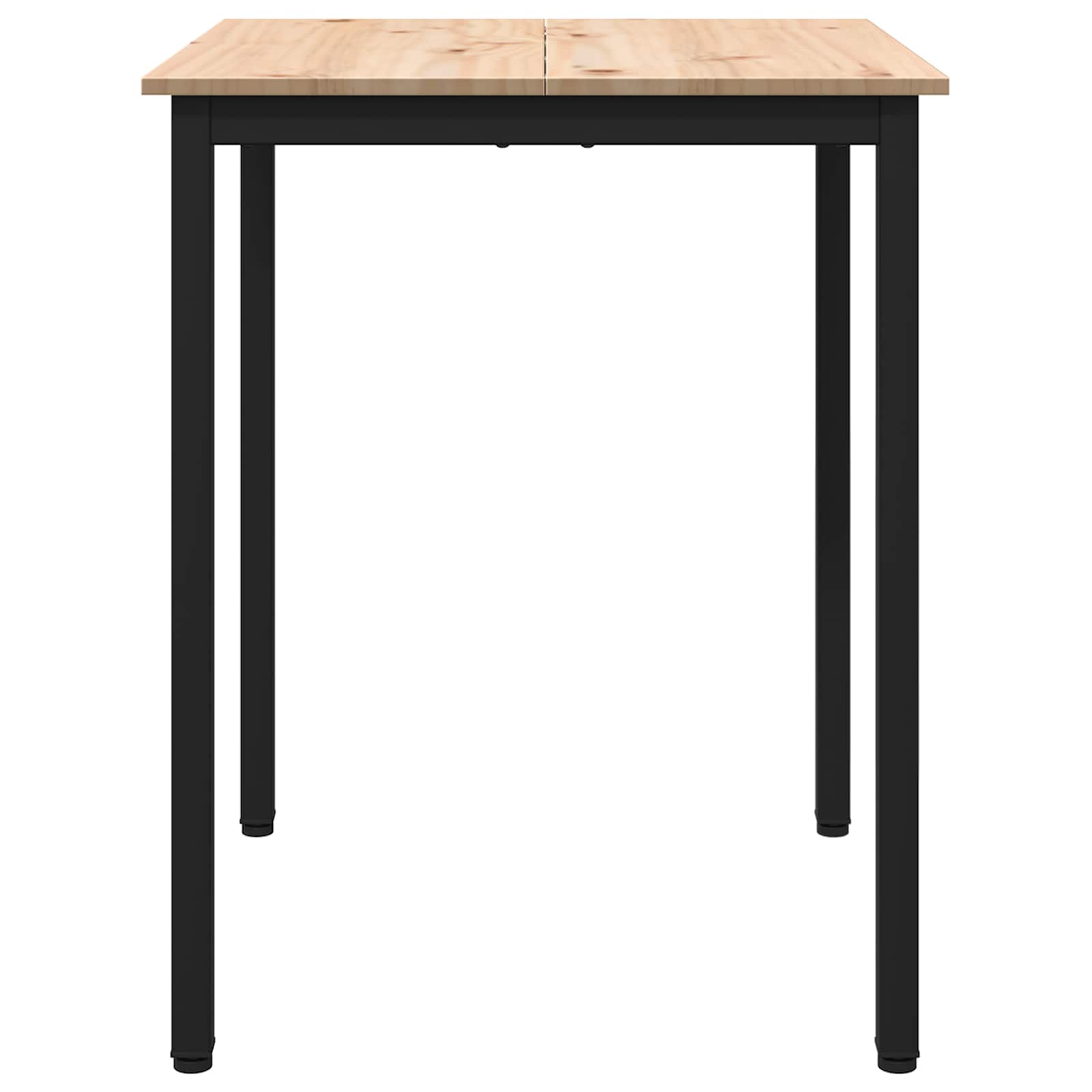 Eettafel Naturel 60 x 60 x 75 cm Massief grenenhout is nu te koop bij PeponiXL, paradijselijk wonen!