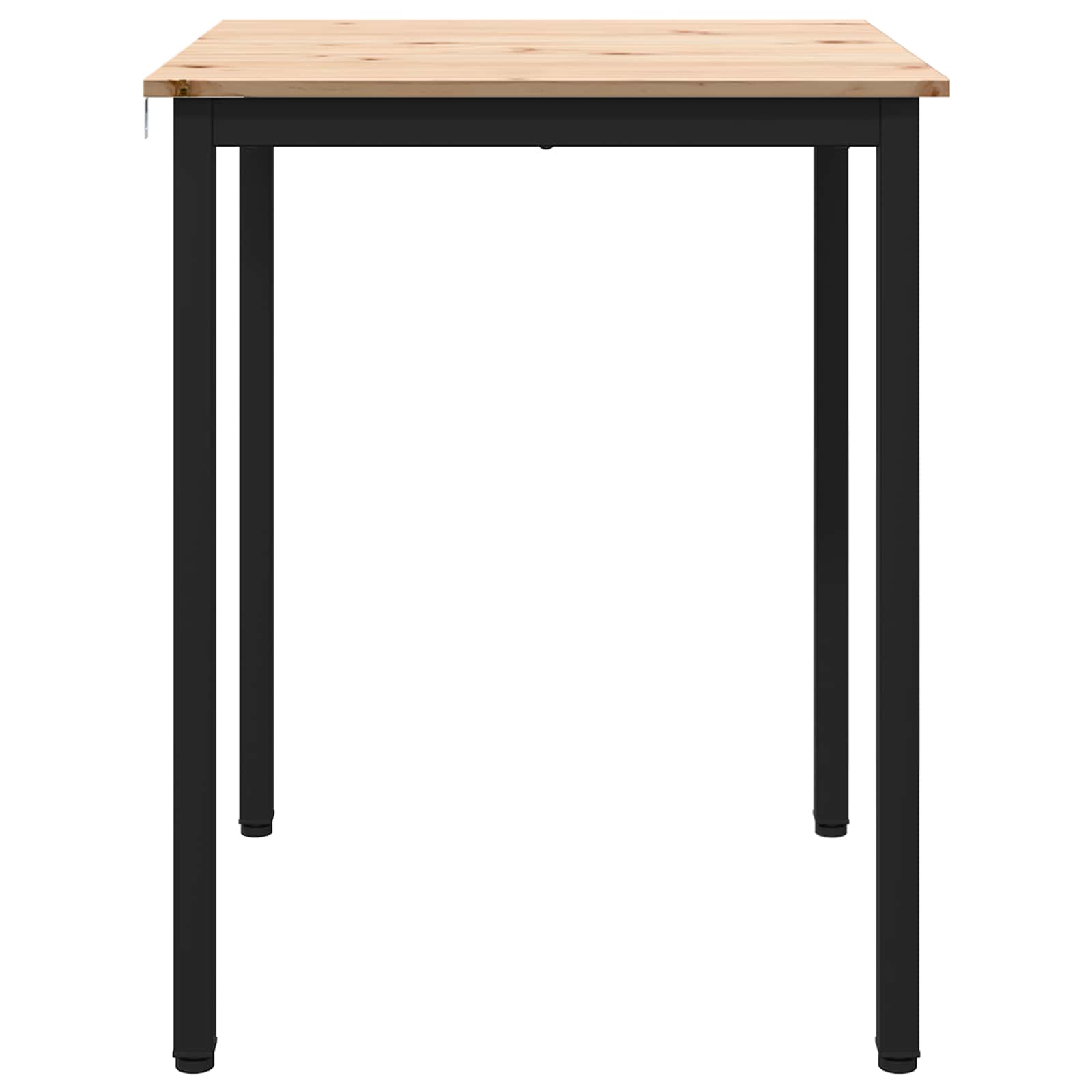 Eettafel Naturel 60 x 60 x 75 cm Massief grenenhout is nu te koop bij PeponiXL, paradijselijk wonen!