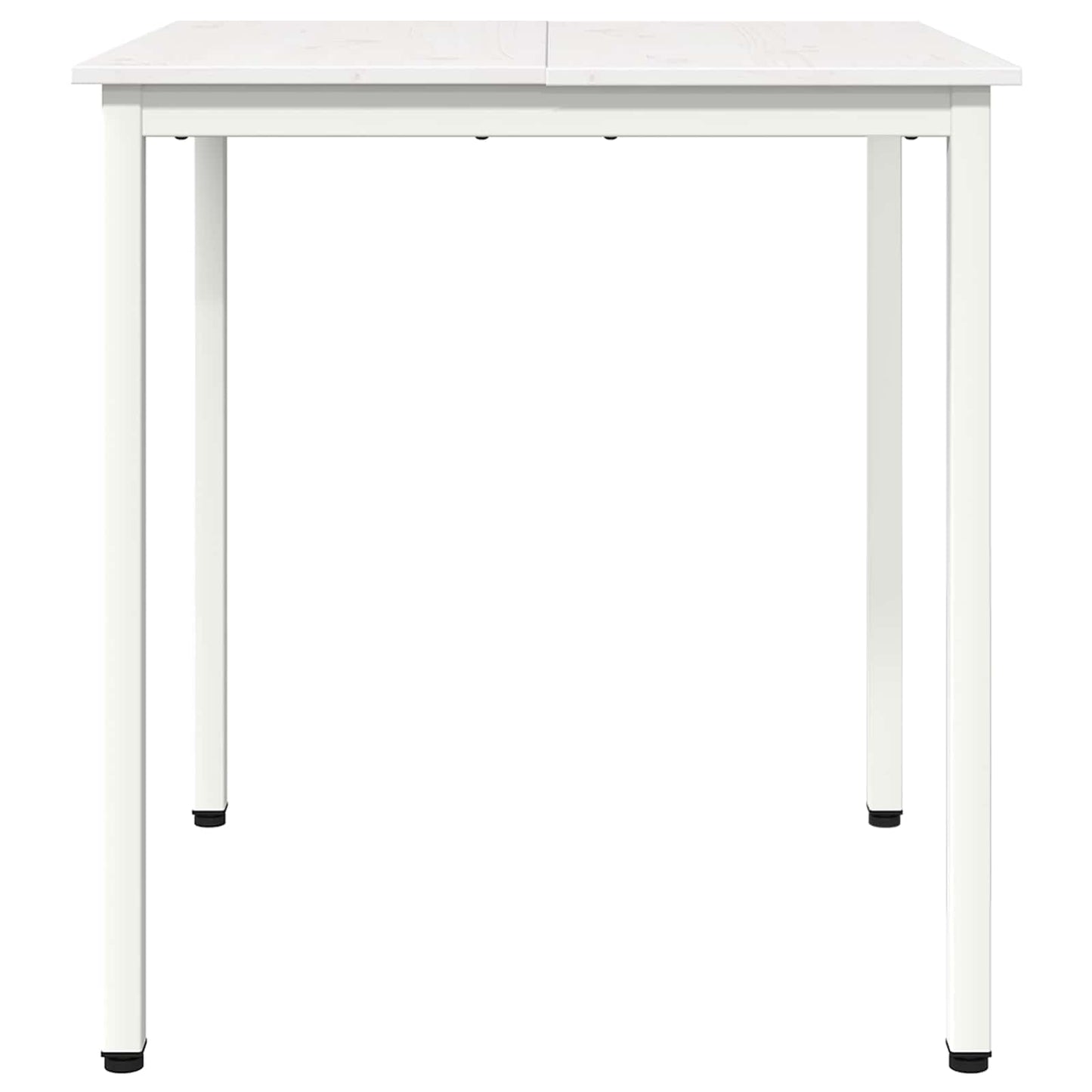 Eettafel Wit 60 x 60 x 75 cm Massief grenenhout is nu te koop bij PeponiXL, paradijselijk wonen!