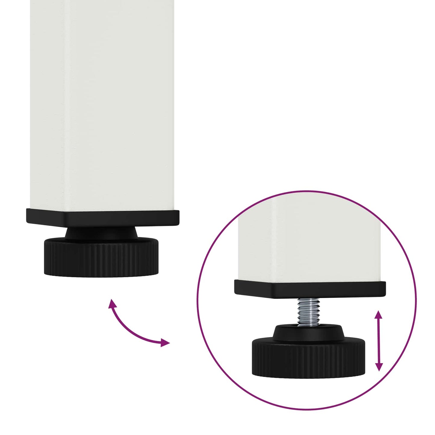 Eettafel Wit 60 x 60 x 75 cm Massief grenenhout is nu te koop bij PeponiXL, paradijselijk wonen!