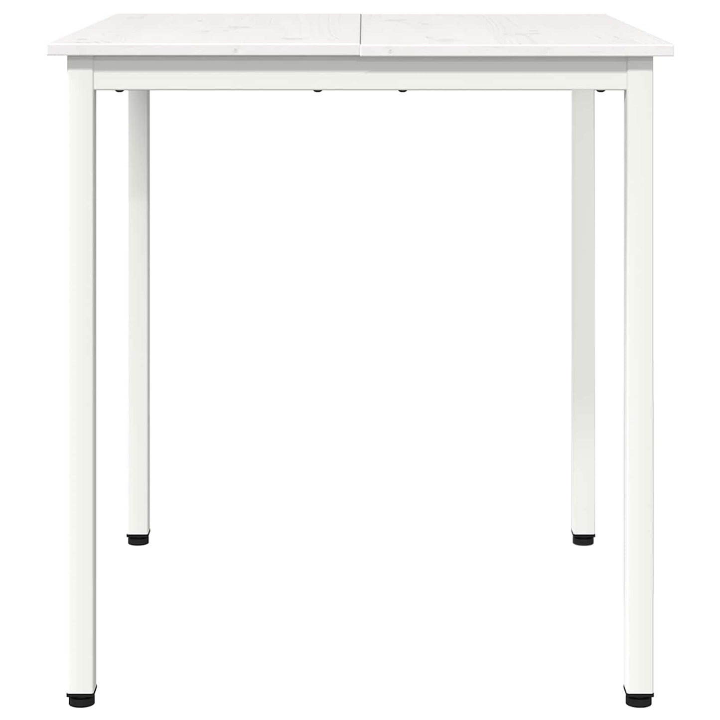 Eettafel Wit 70 x 70 x 75 cm Massief grenenhout is nu te koop bij PeponiXL, paradijselijk wonen!