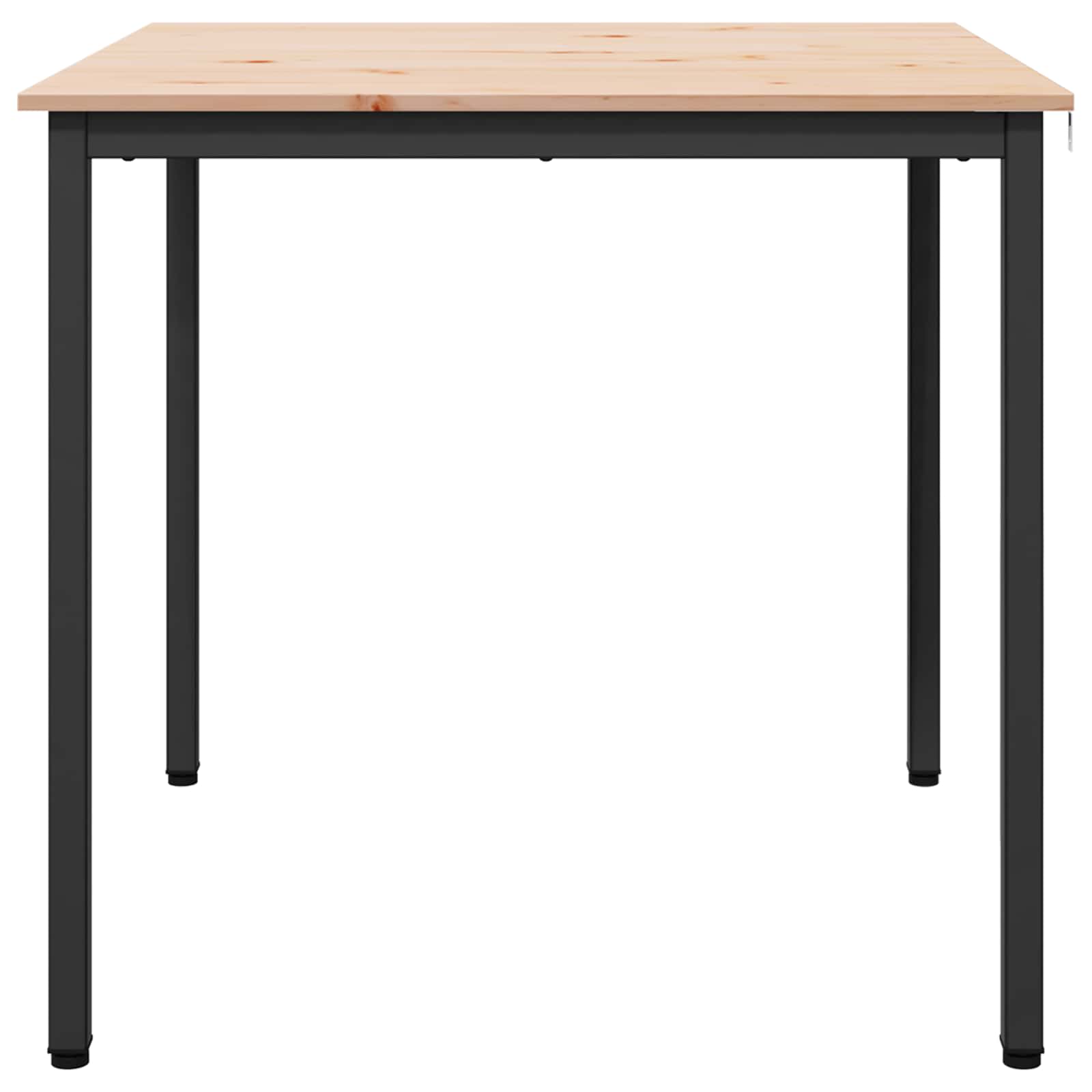 Eettafel Naturel 80 x 80 x 75 cm Massief grenenhout is nu te koop bij PeponiXL, paradijselijk wonen!