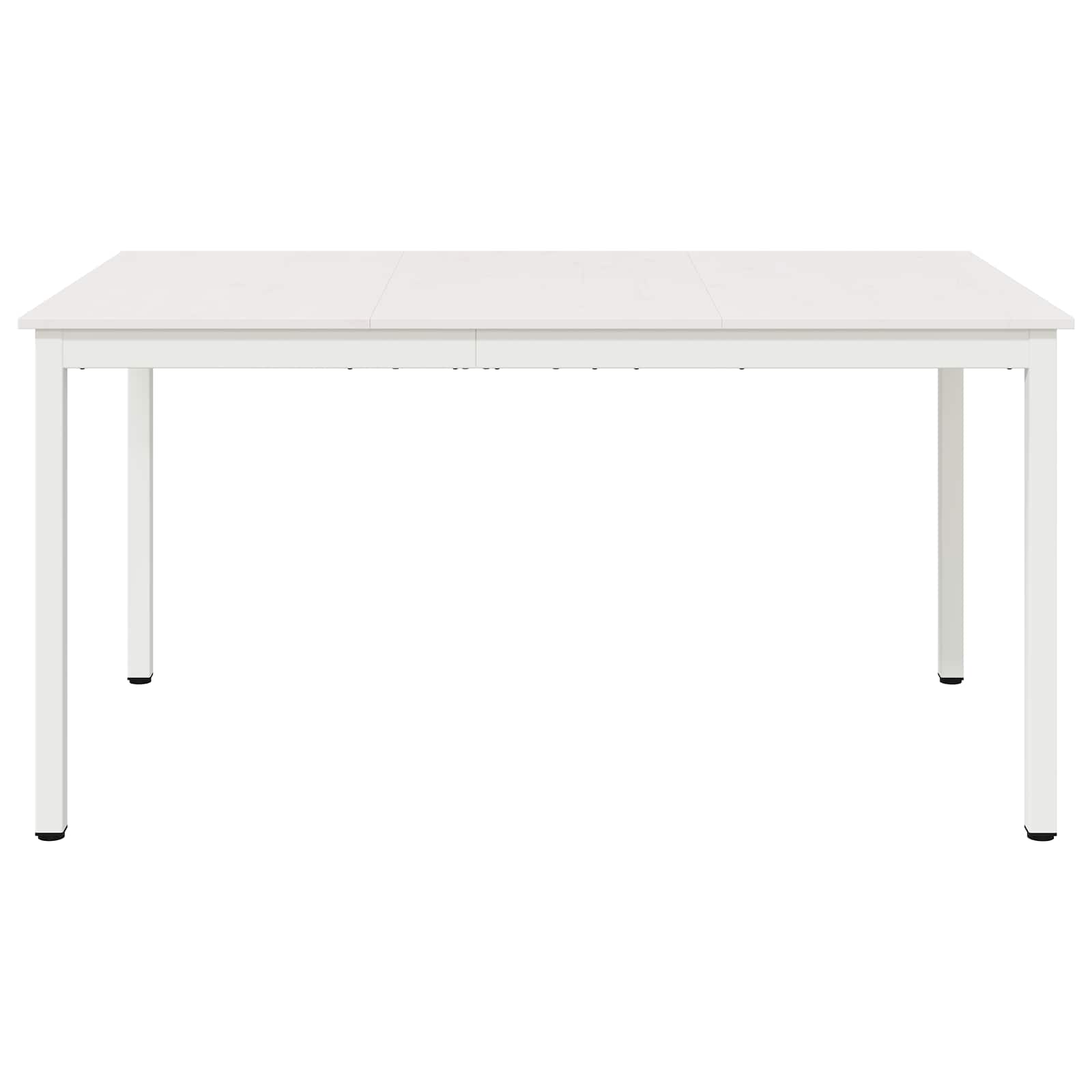 Eettafel Wit 150 x 90 x 75 cm Massief grenenhout is nu te koop bij PeponiXL, paradijselijk wonen!