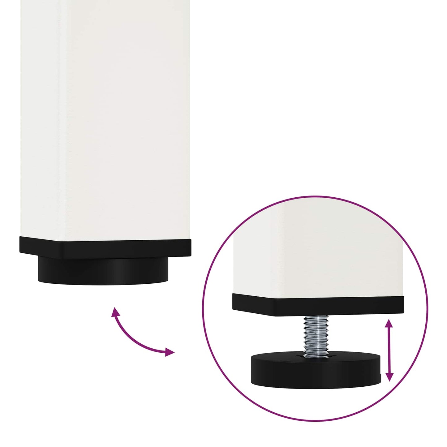 Bartafel Wit 60 x 60 x 105 cm Massief grenenhout is nu te koop bij PeponiXL, paradijselijk wonen!