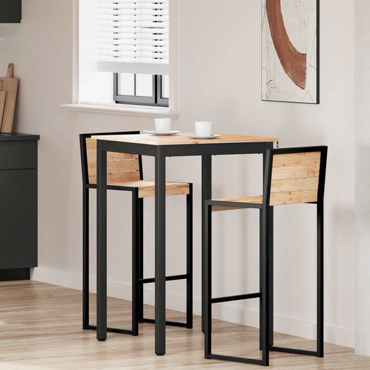 Bartafel Naturel 110 x 55 x 105 cm Massief grenenhout is nu te koop bij PeponiXL, paradijselijk wonen!